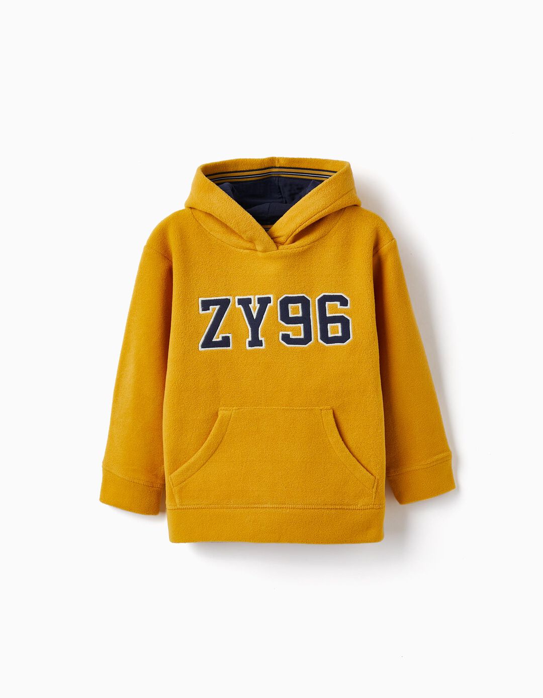 Hooded Polar Sweatshirt for Boys 'ZY 96', Yellow