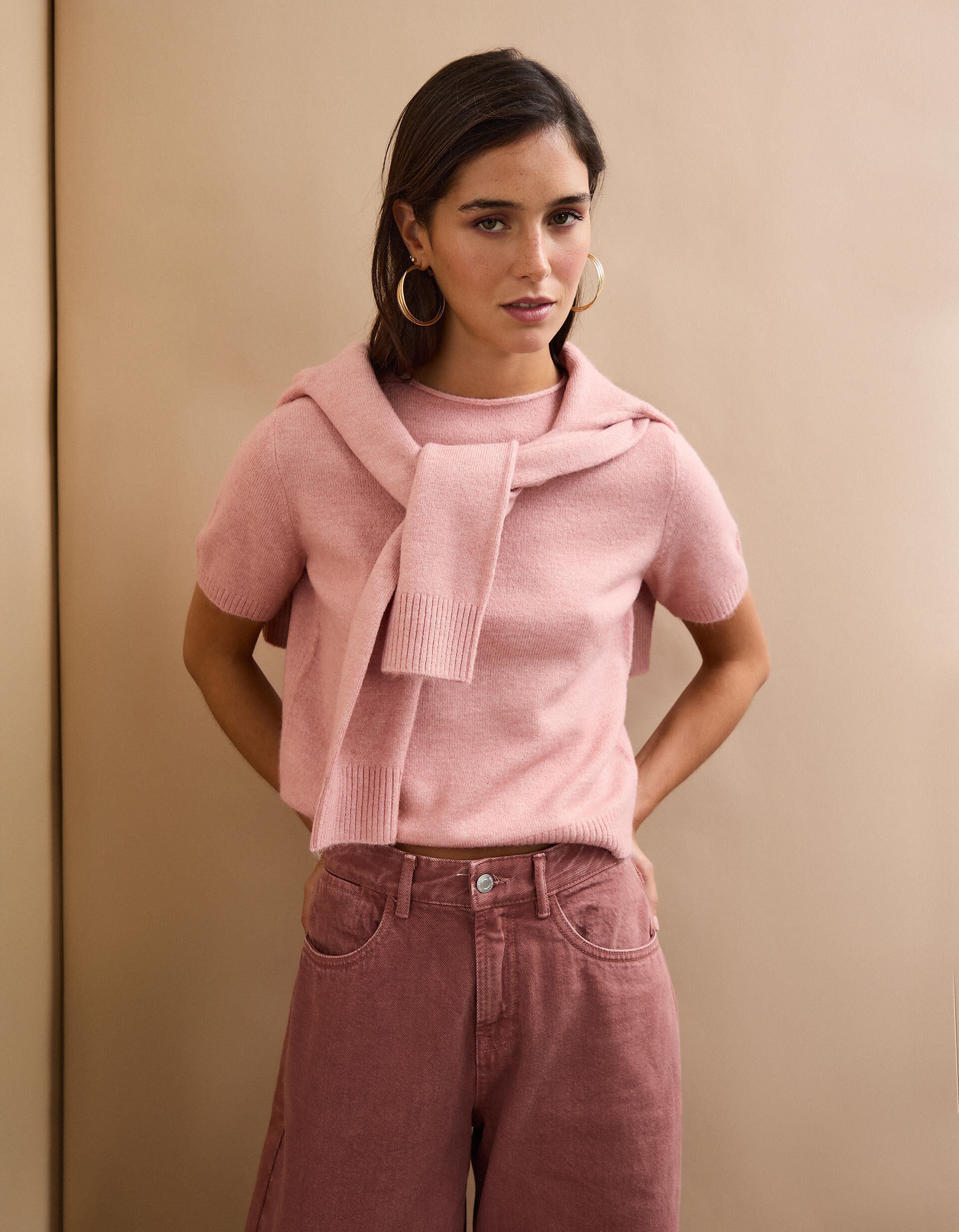 Comprar Online T-shirt, Mulher, Rosa 