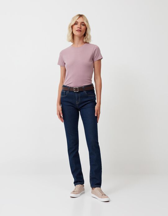 Basic T-shirt, Women, Purple