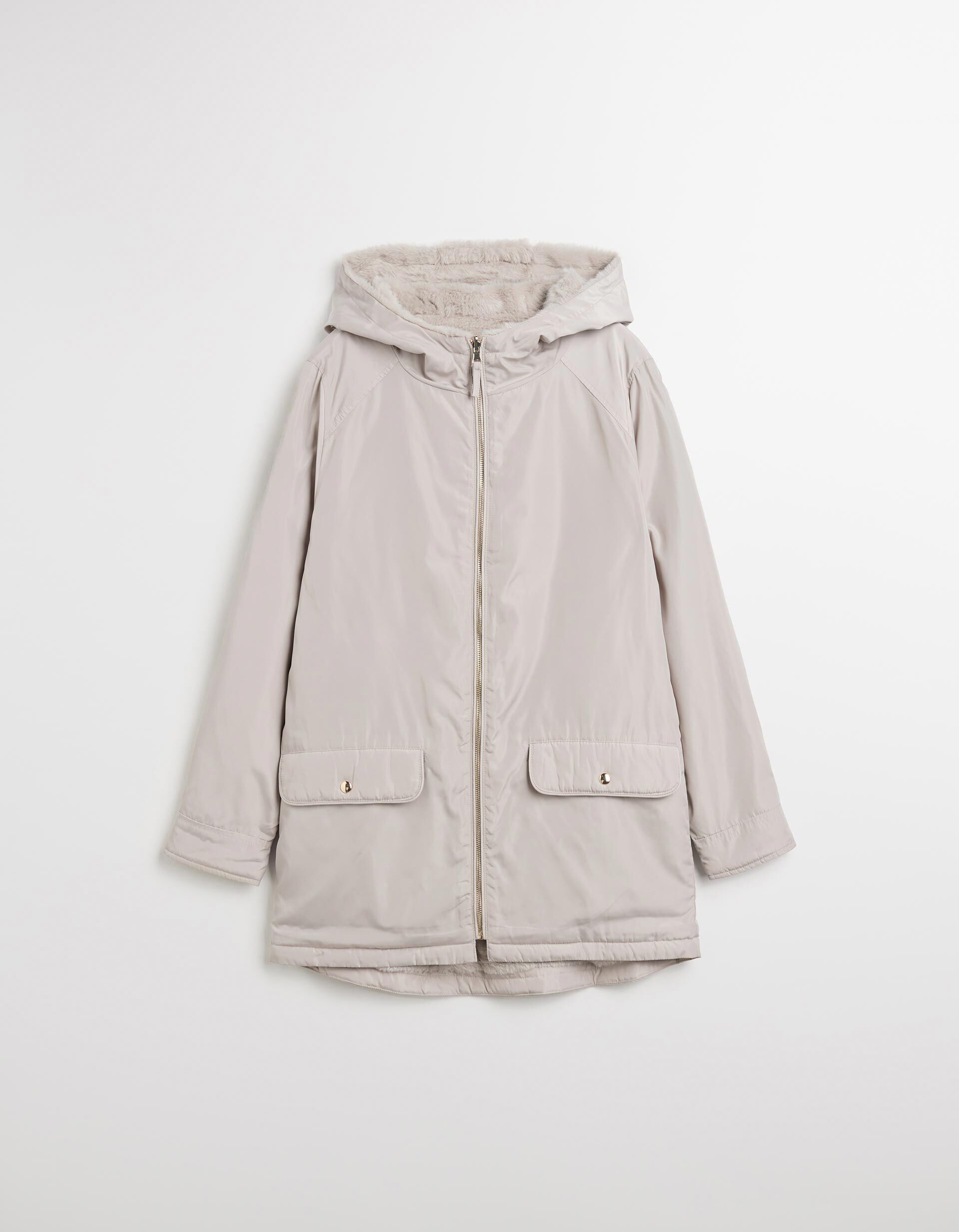 Comprar Online Parka Revers&iacute;vel, Mulher, Cinzento