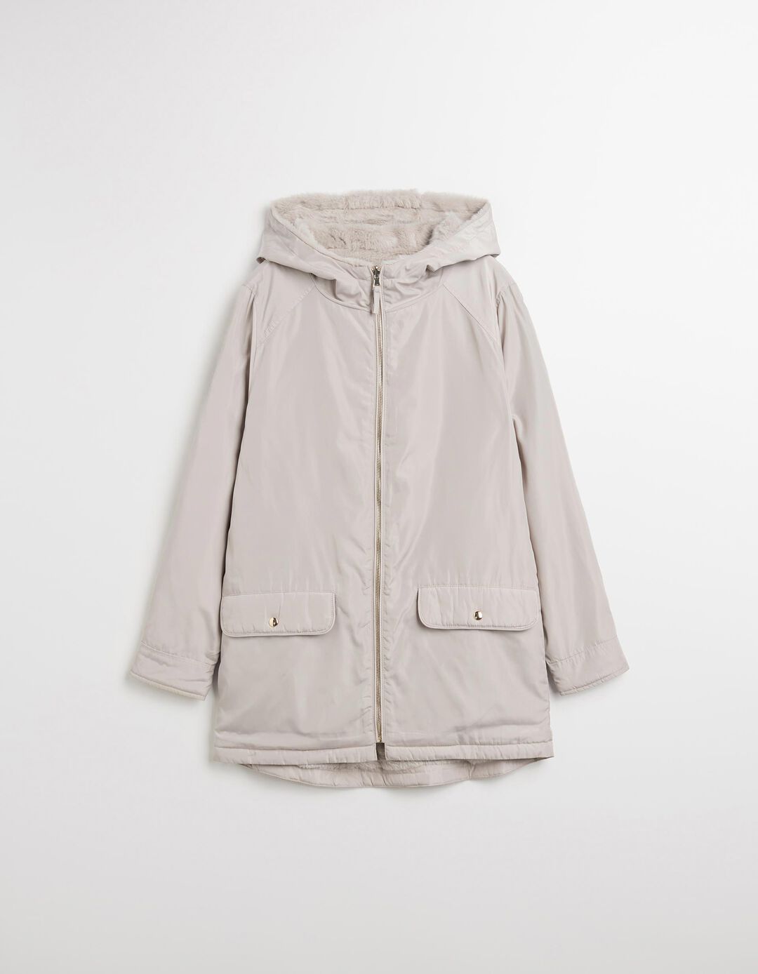 Parka Reversível, Mulher, Cinzento