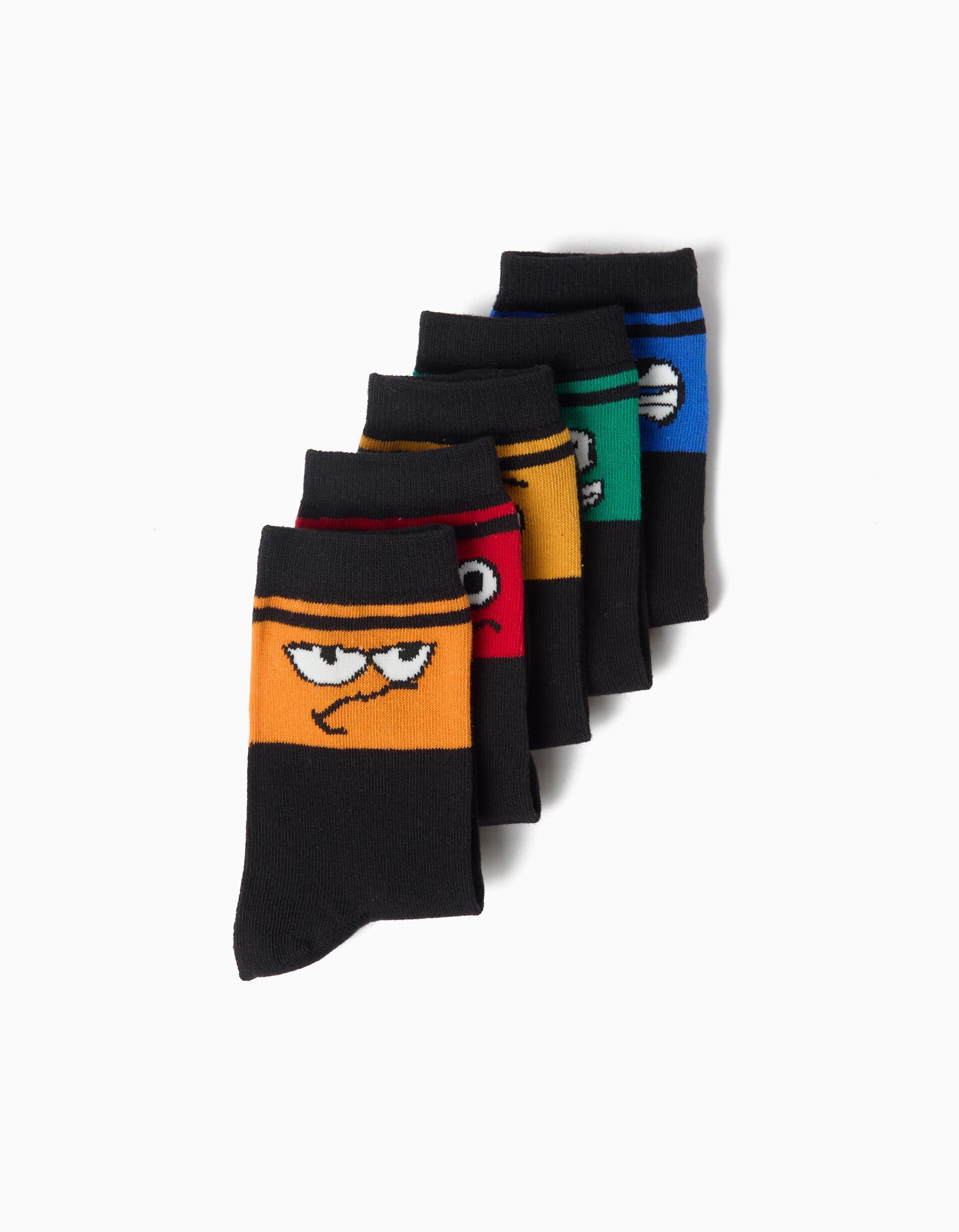 Comprar Online Pack 5 Pares De Meias, Menino, Multicolor