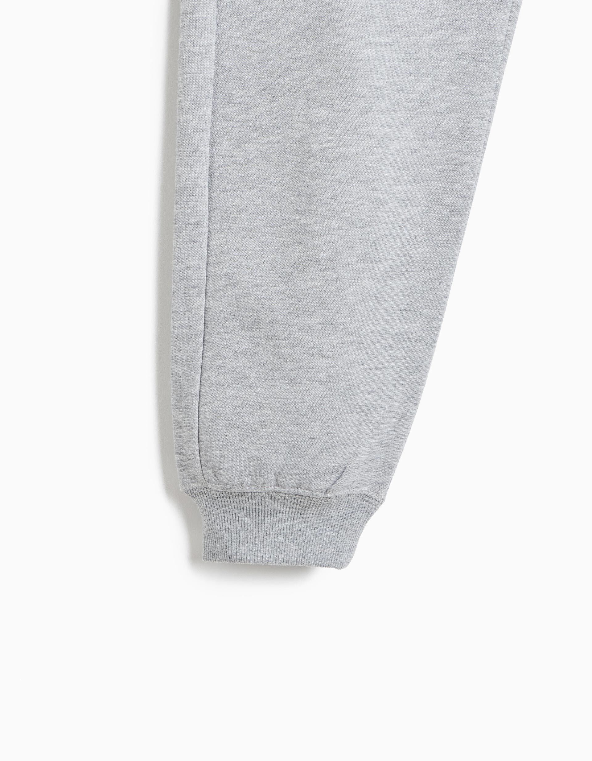 Comprar Online Cal&ccedil;as Jogger De Felpa, Menino, Cinzento Claro