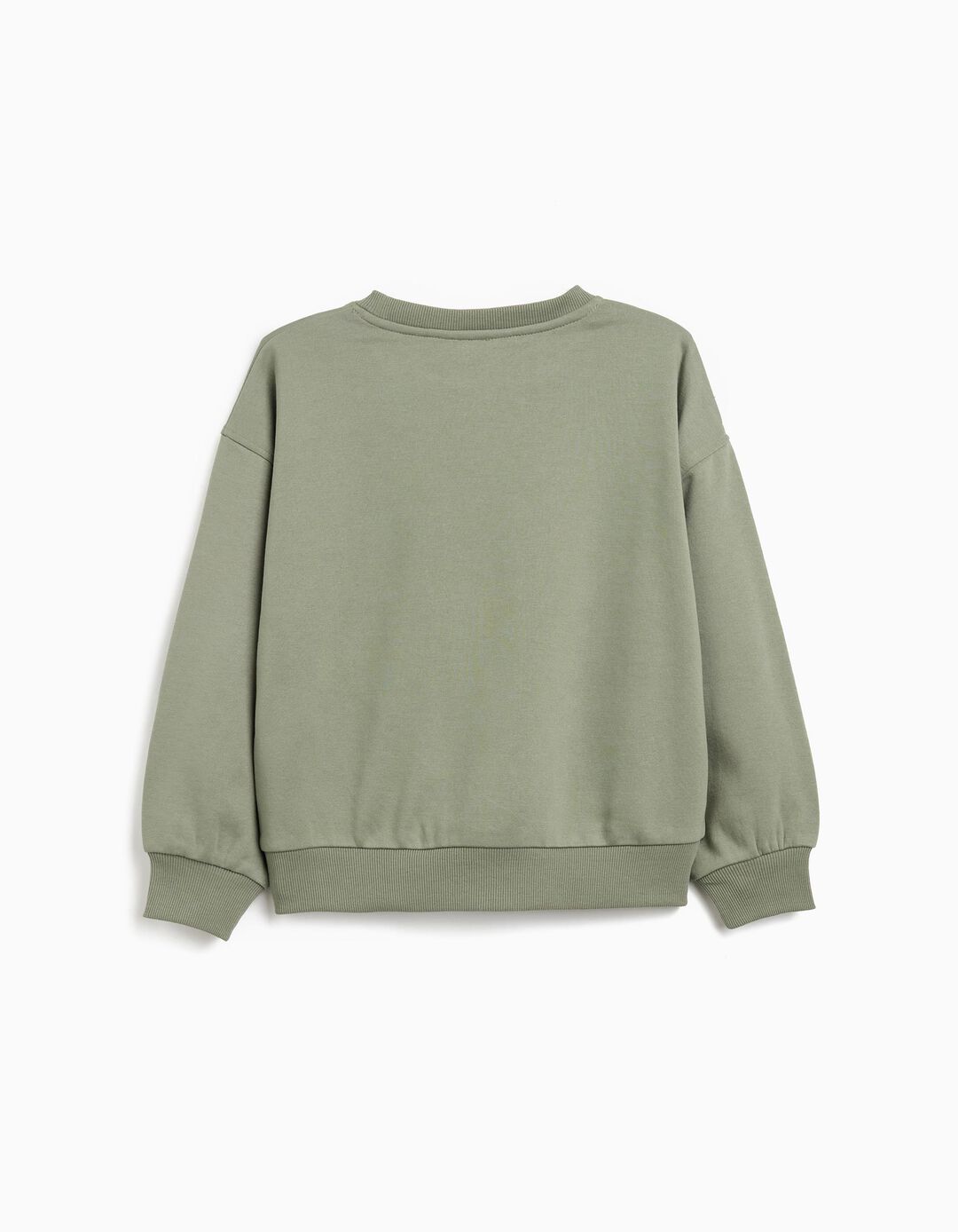Sweatshirt de Felpa, Menina, Verde Claro