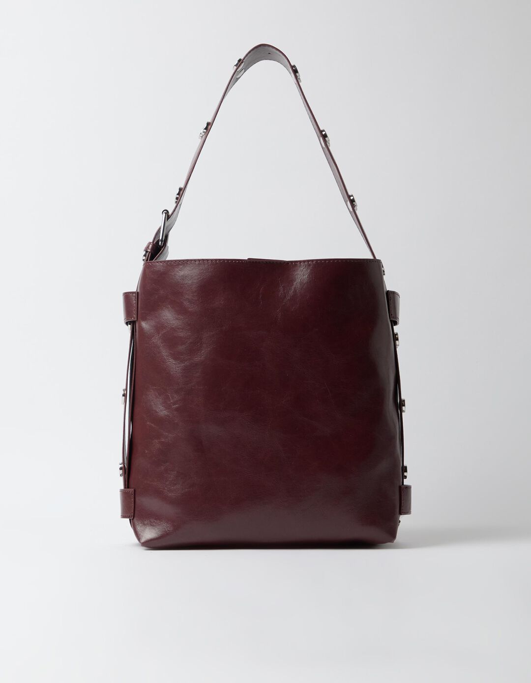 Mala Shopper, Mulher, Vermelho Escuro