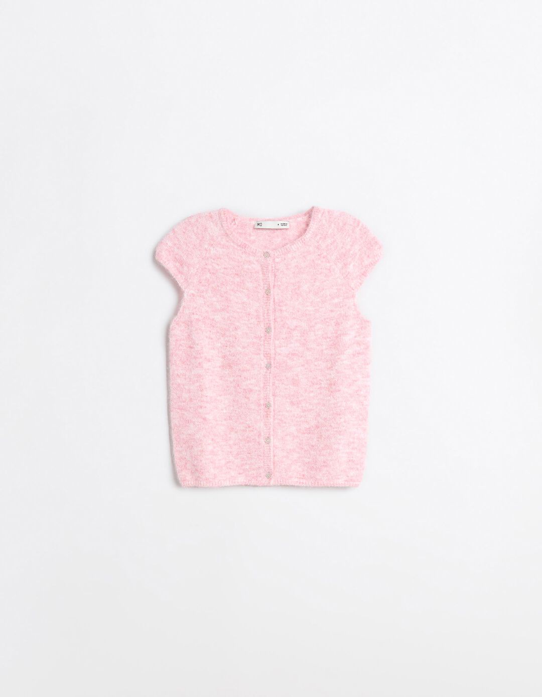 Colete Com Bot&otilde;es, Mulher, Rosa Claro