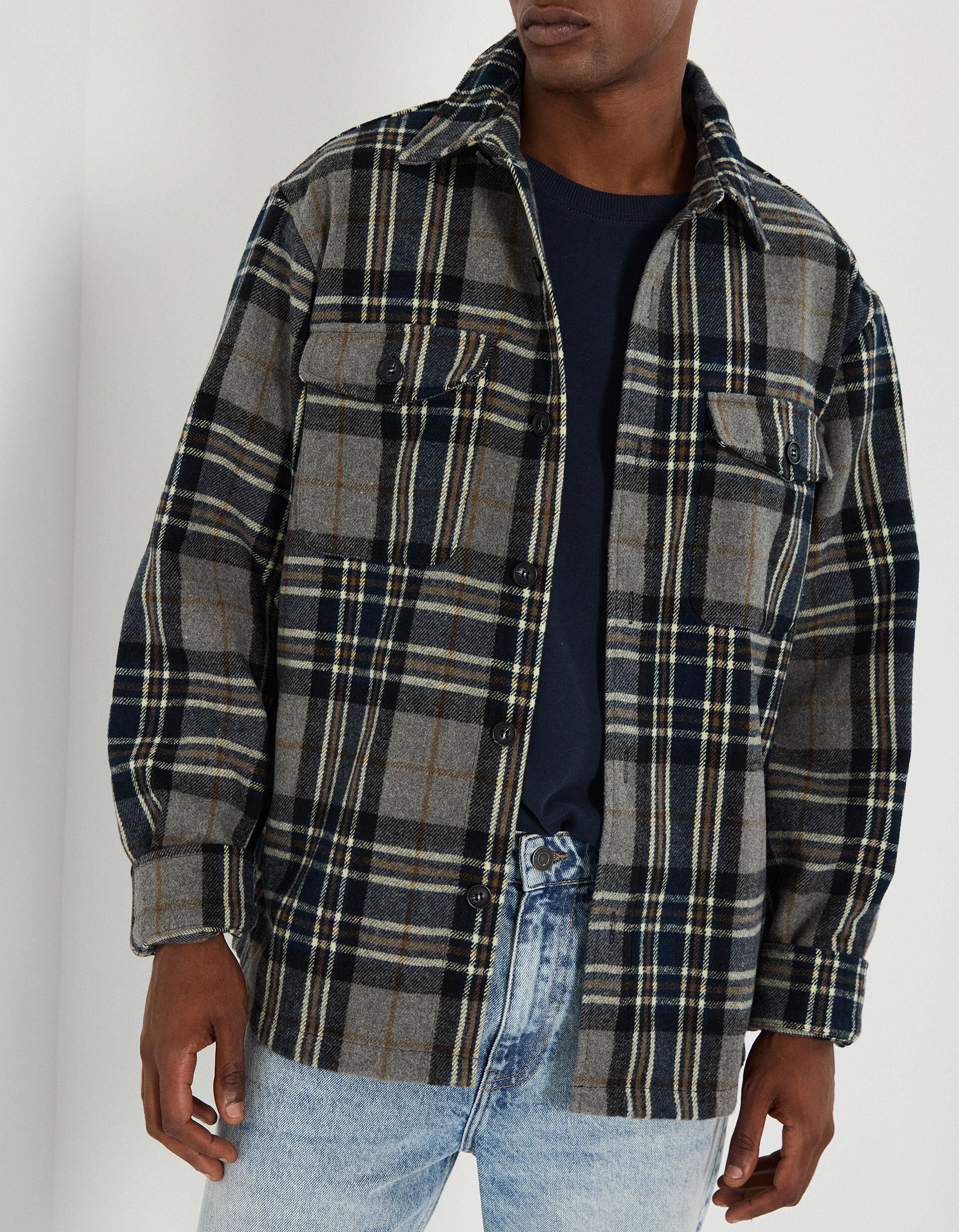 Comprar Online Sobrecamisa, Homem, Cinzento