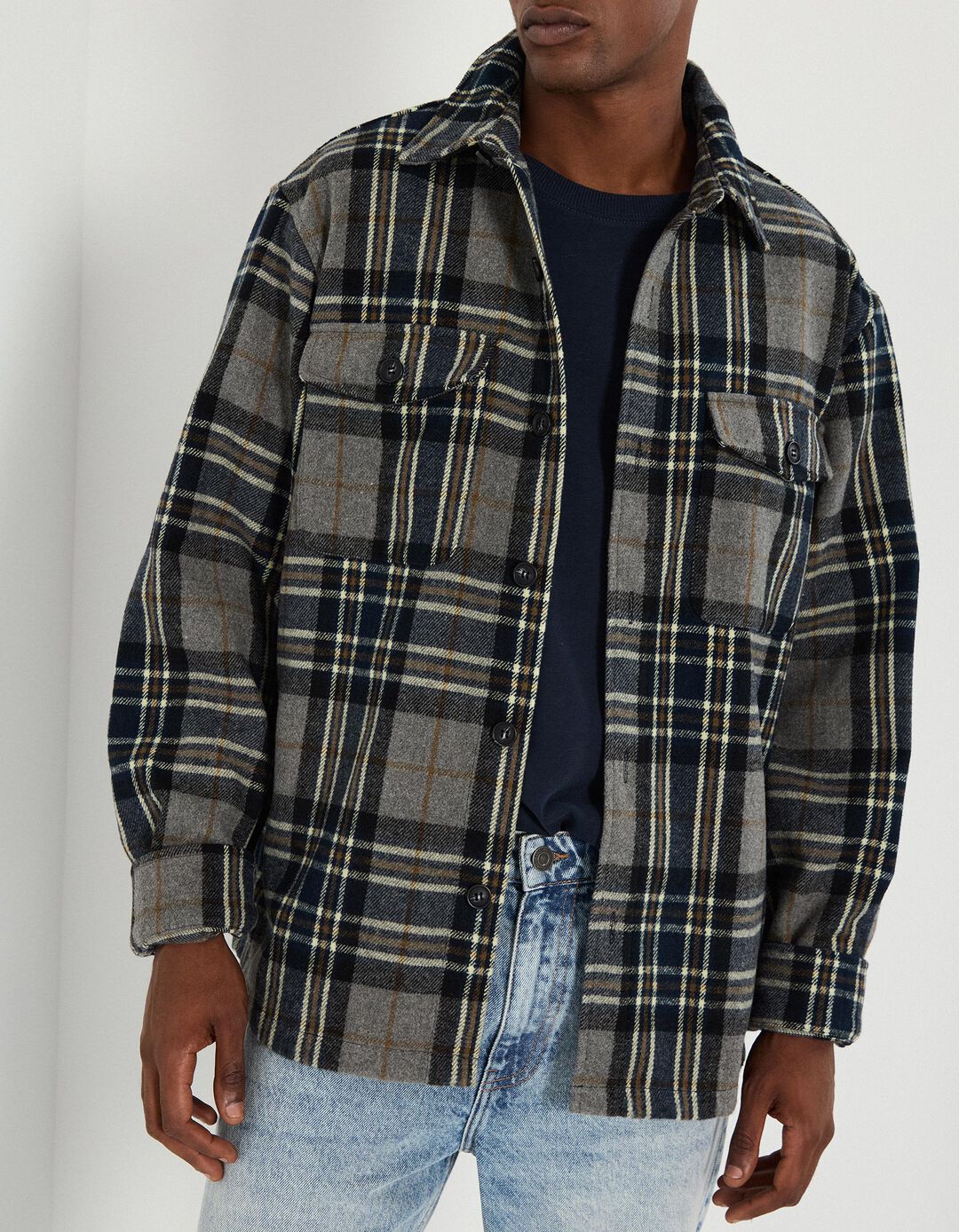 Sobrecamisa, Homem, Cinzento