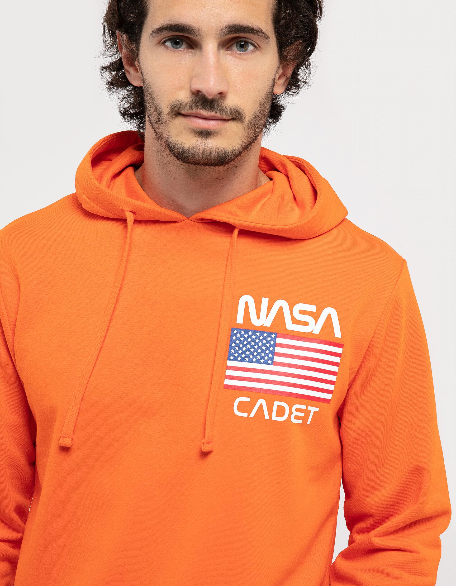 nasa orange sweatshirt