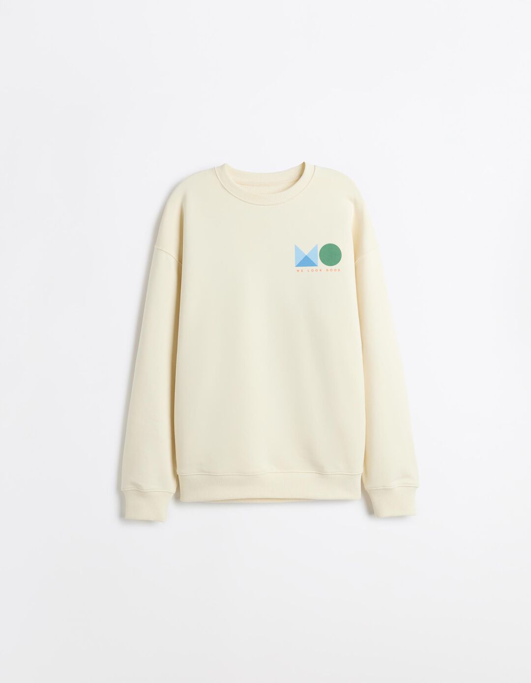 Sweatshirt de Felpa, Homem, Cru