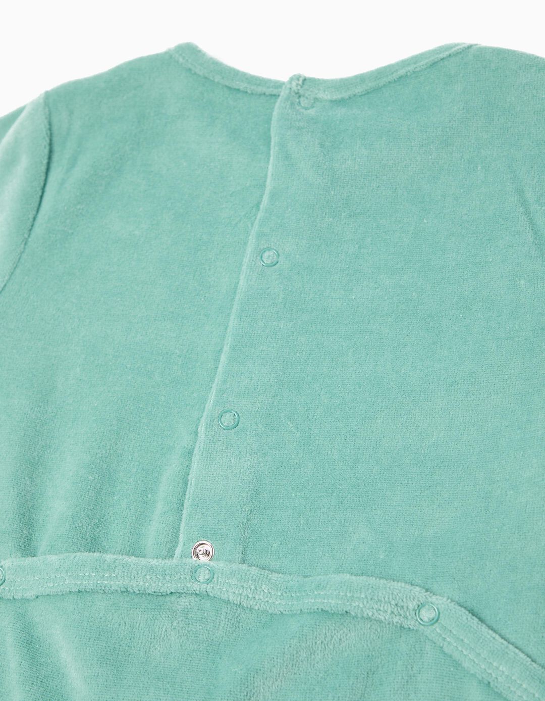 Babygrow Veludo, Recém-Nascido, Verde Escuro