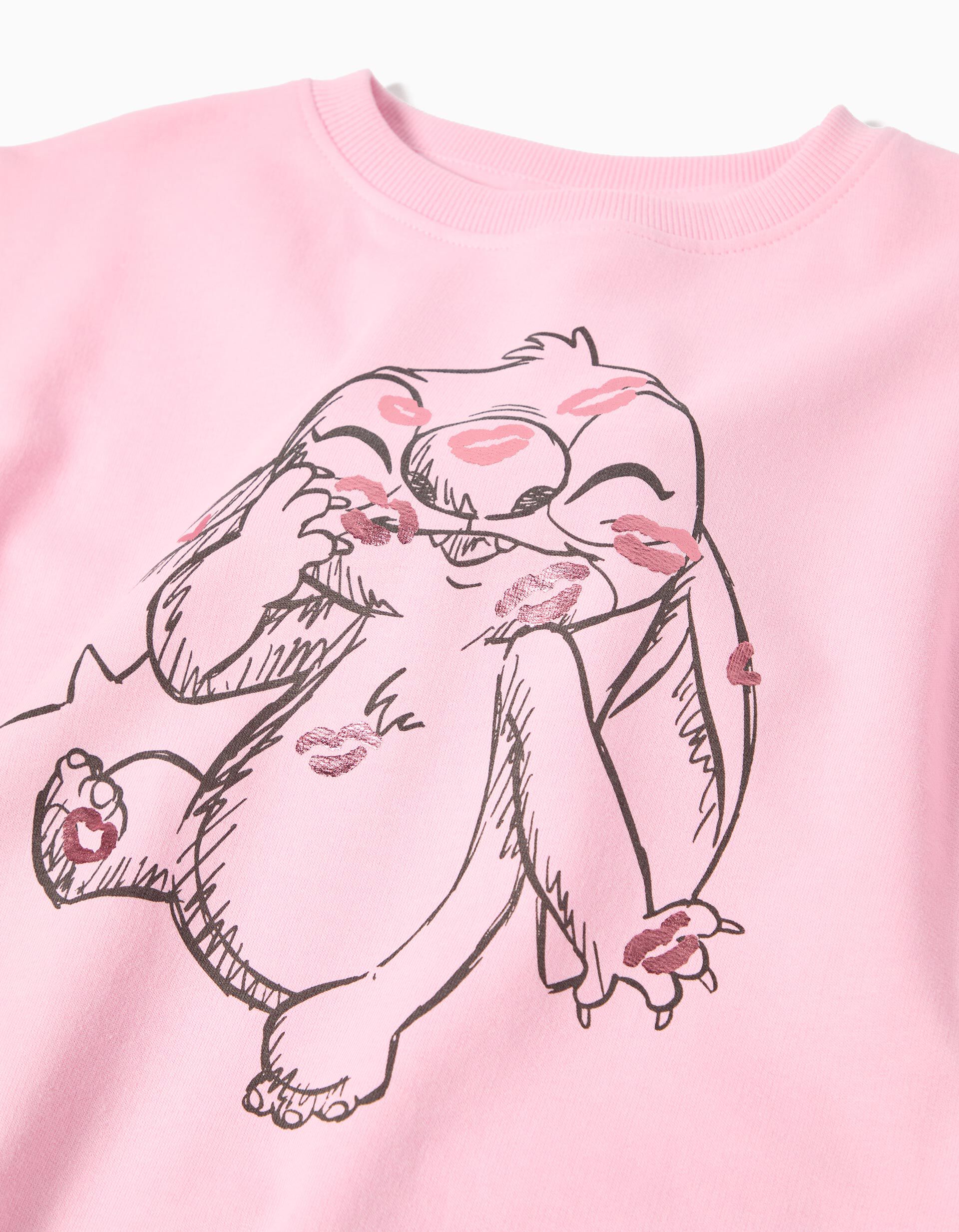 Comprar Online Sweatshirt de Felpa 'Stitch', Menina, Roxo Claro