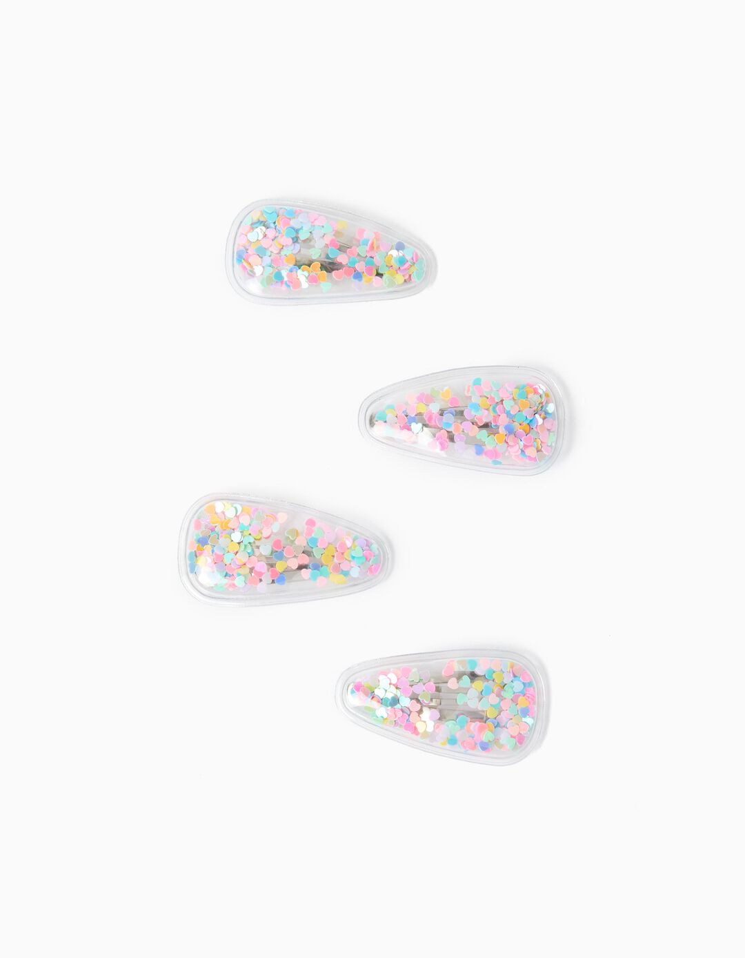Pack 4 Ganchos De Cabelo, Menina, Multicolor