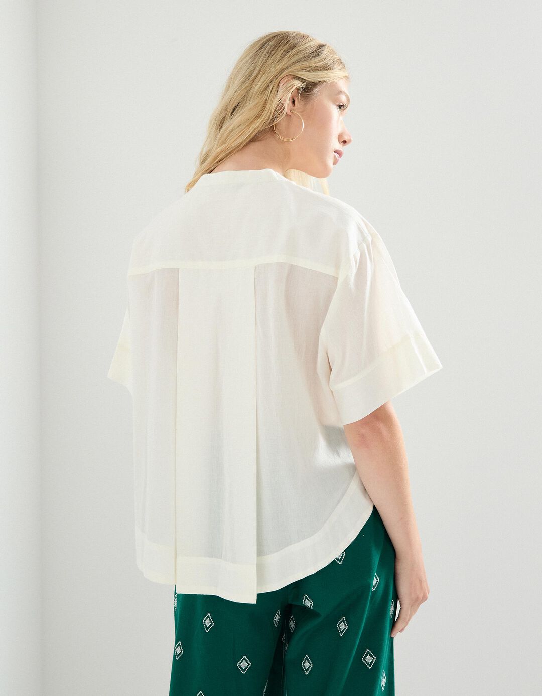 Blusa, Mulher, Bege Claro