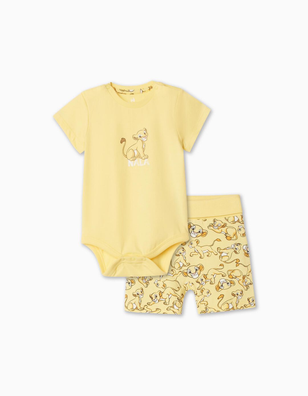 Pijama 'Disney', Bebé Menina, Amarelo Claro