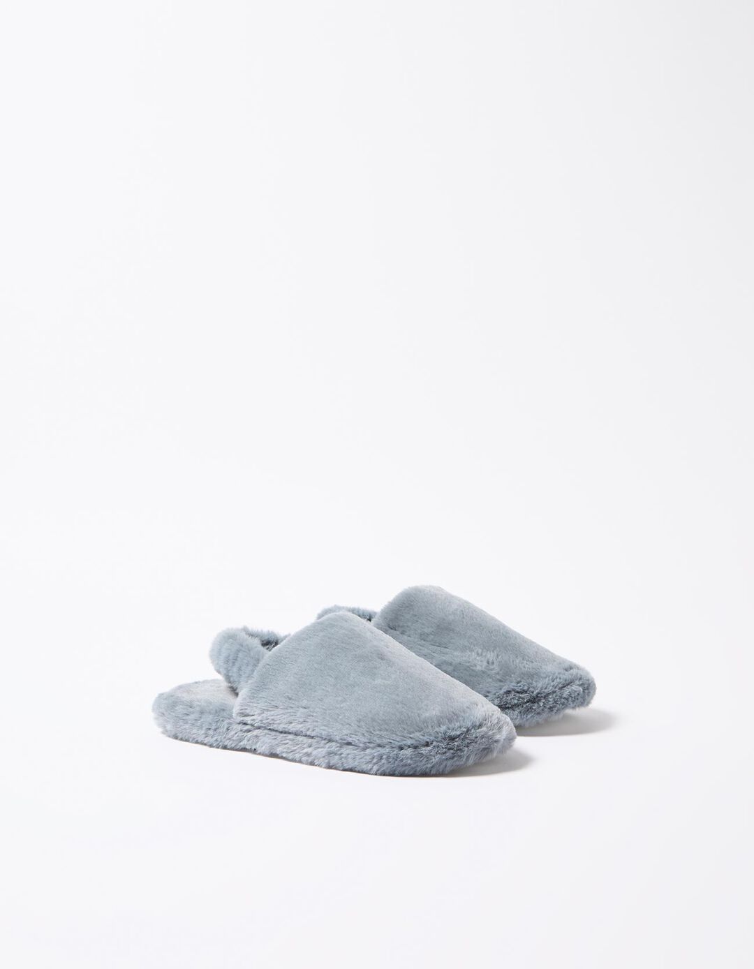 Chinelos de Quarto, Mulher, Cinzento