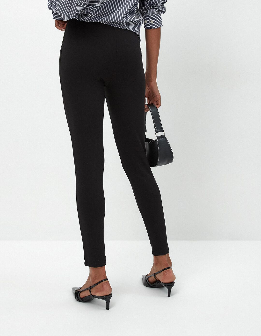 Sewing Leggings, Woman, Black