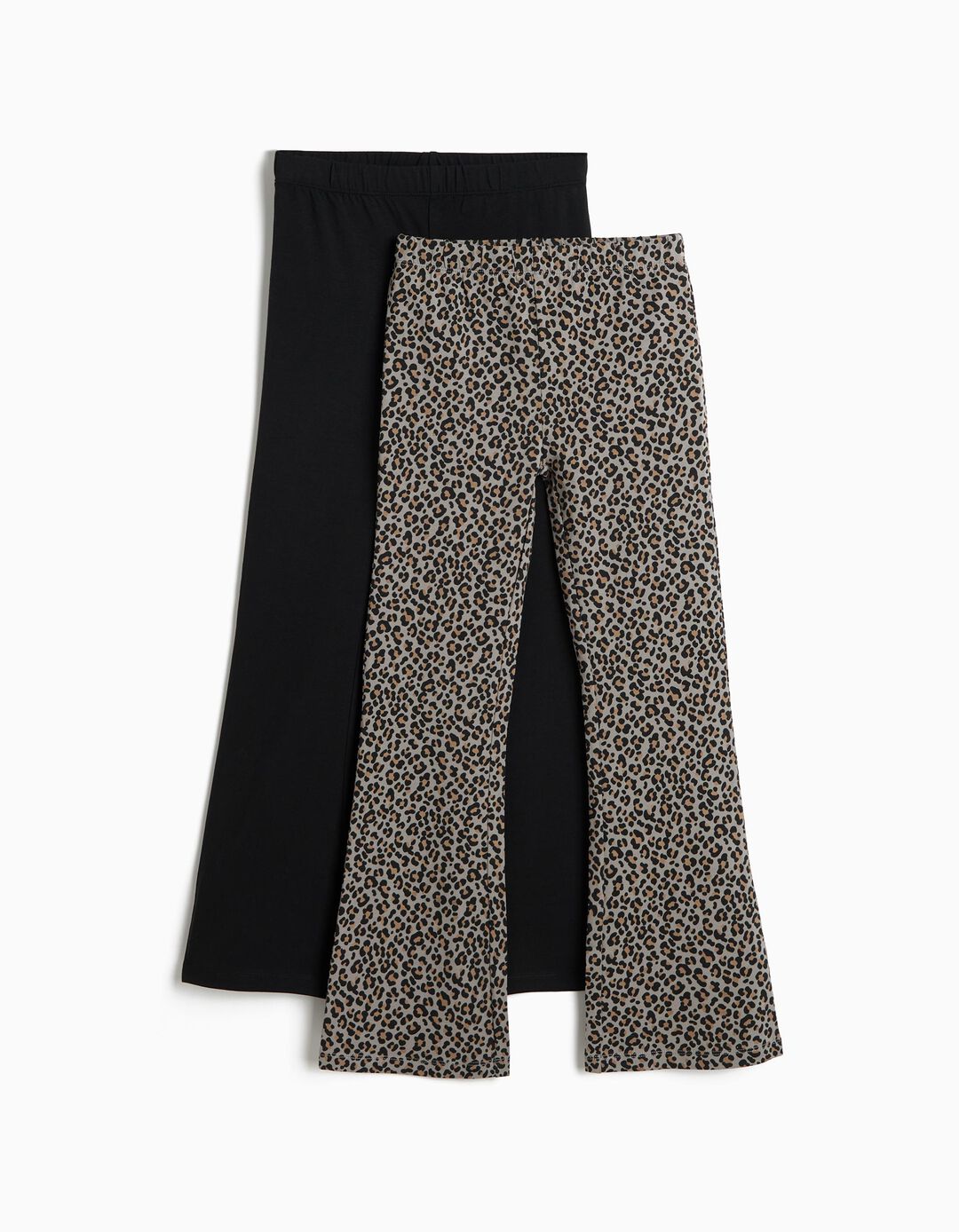 Pack 2 Leggings, Menina, Cinzento