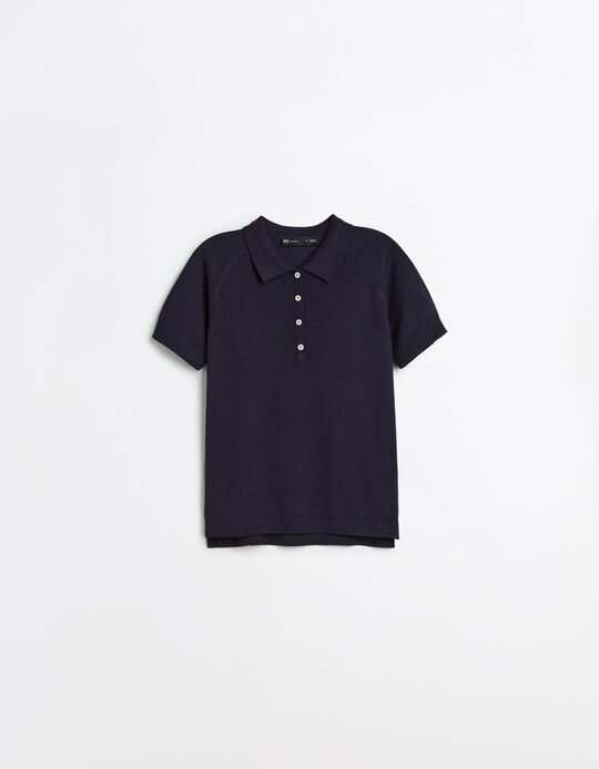 Comprar Online Polo de Malha, Mulher, Azul Escuro