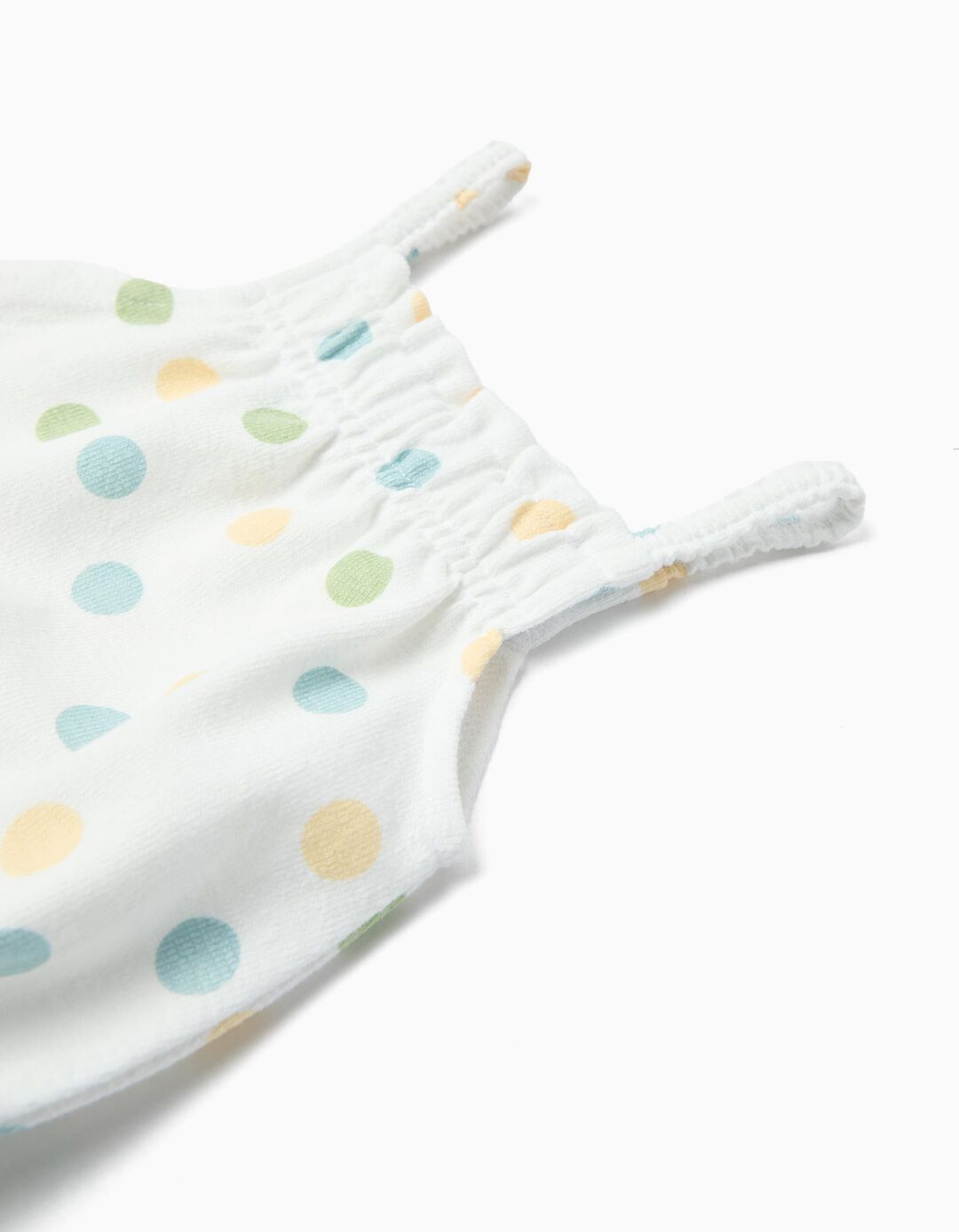 Macac&atilde;o Estampado, Rec&eacute;m-Nascido, Branco