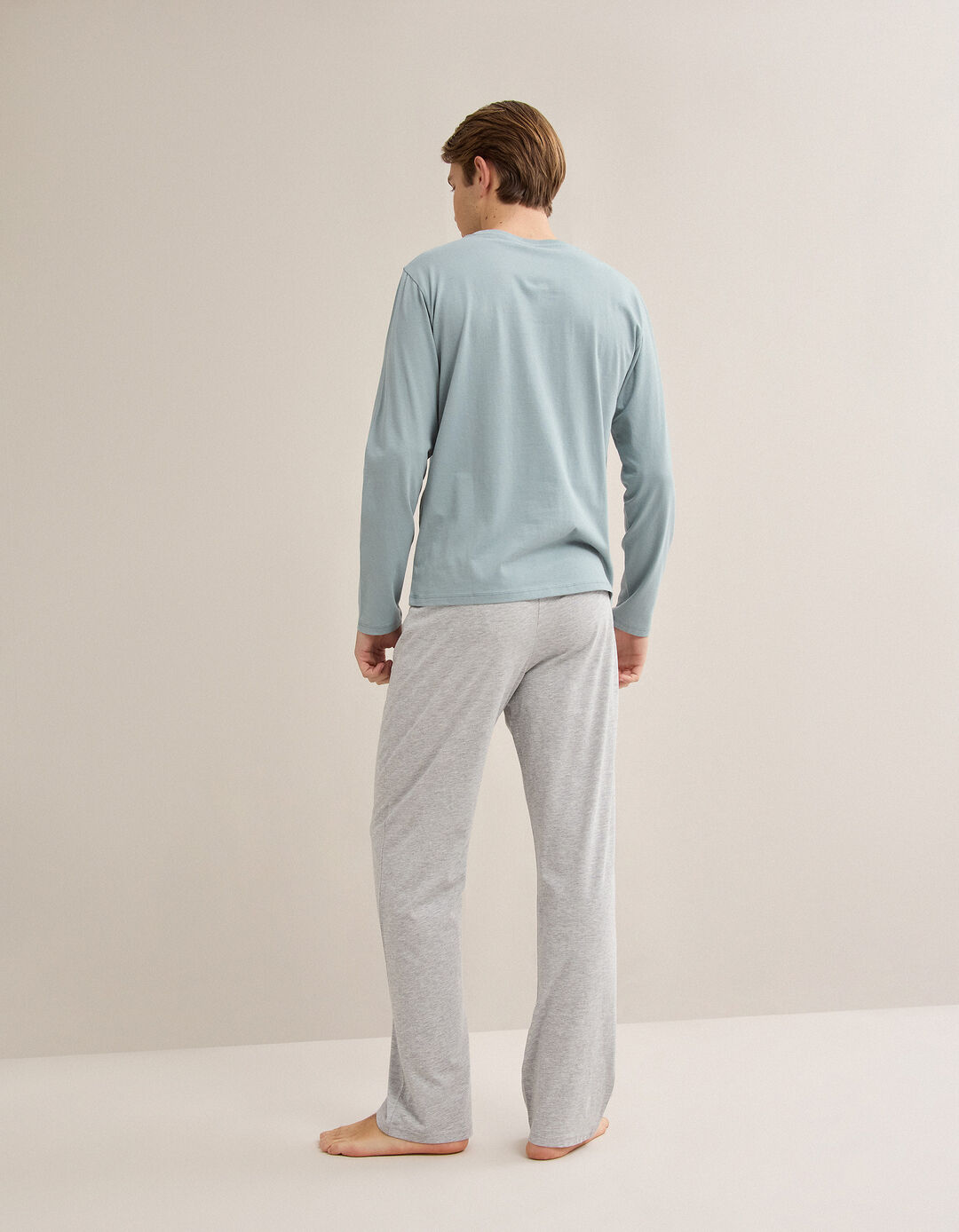 Pijama, Homem, Cinzento