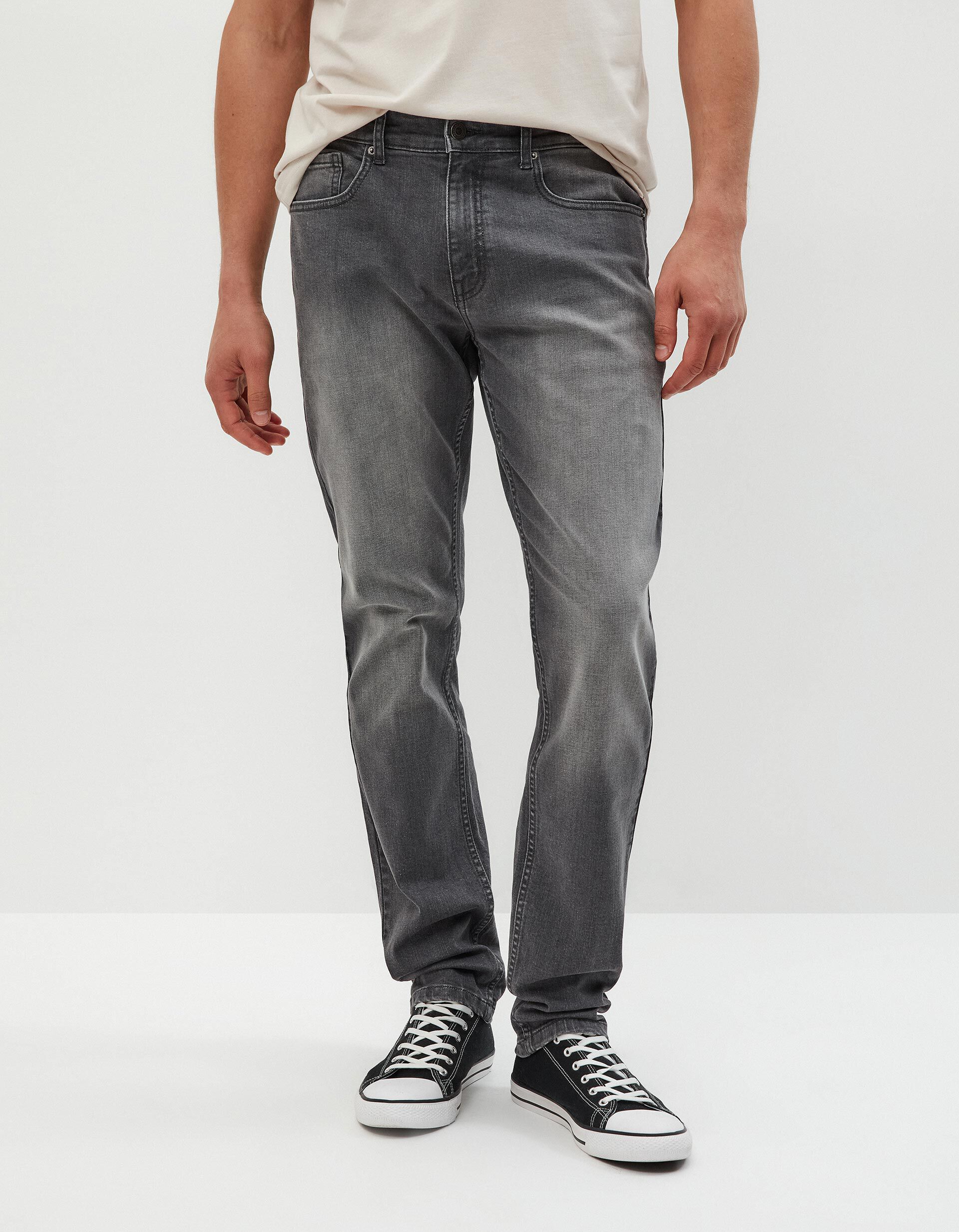 Comprar Online Jeans Slim-fit, Homem, Cinzento
