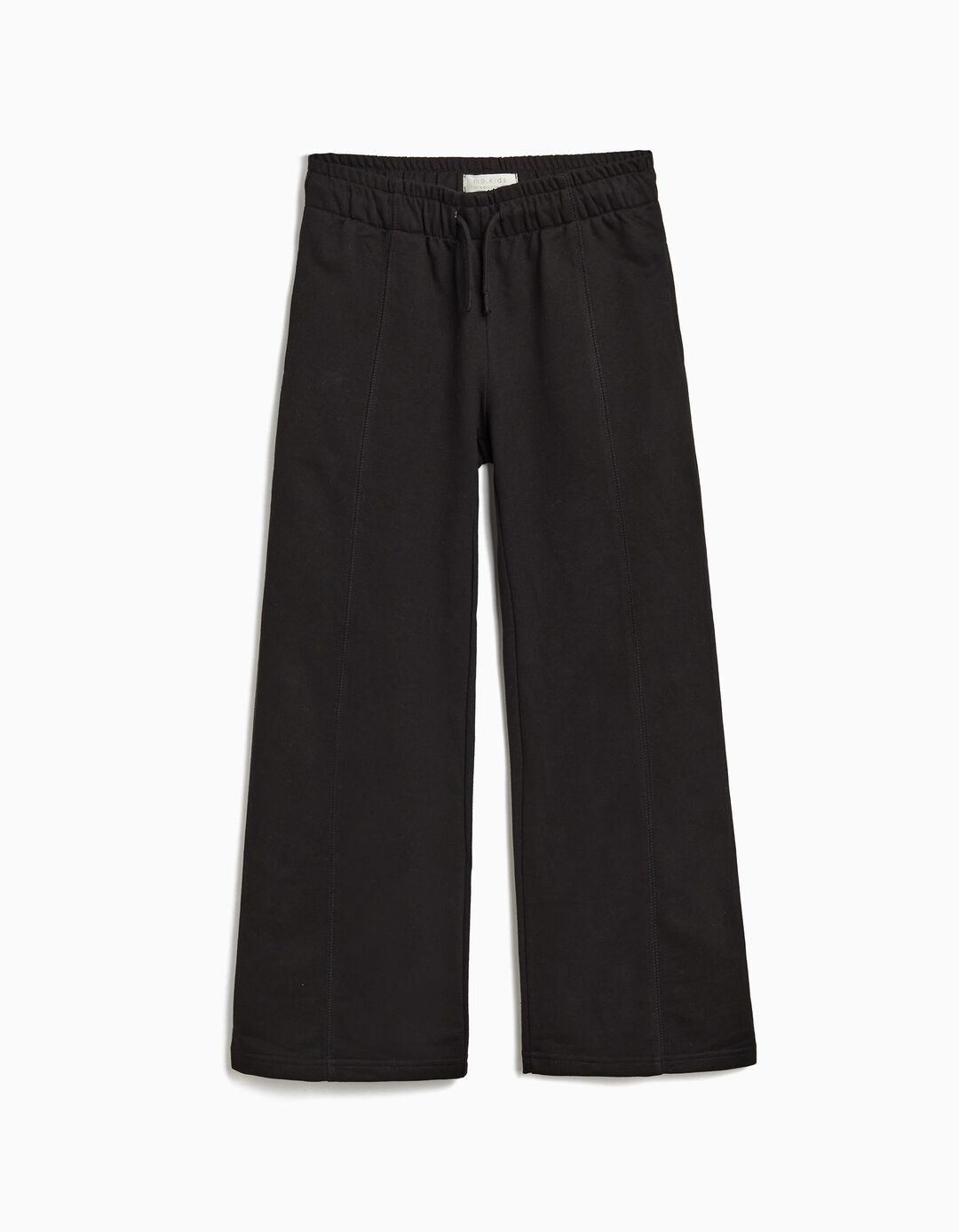 Calças Wide Leg, Menina, Preto