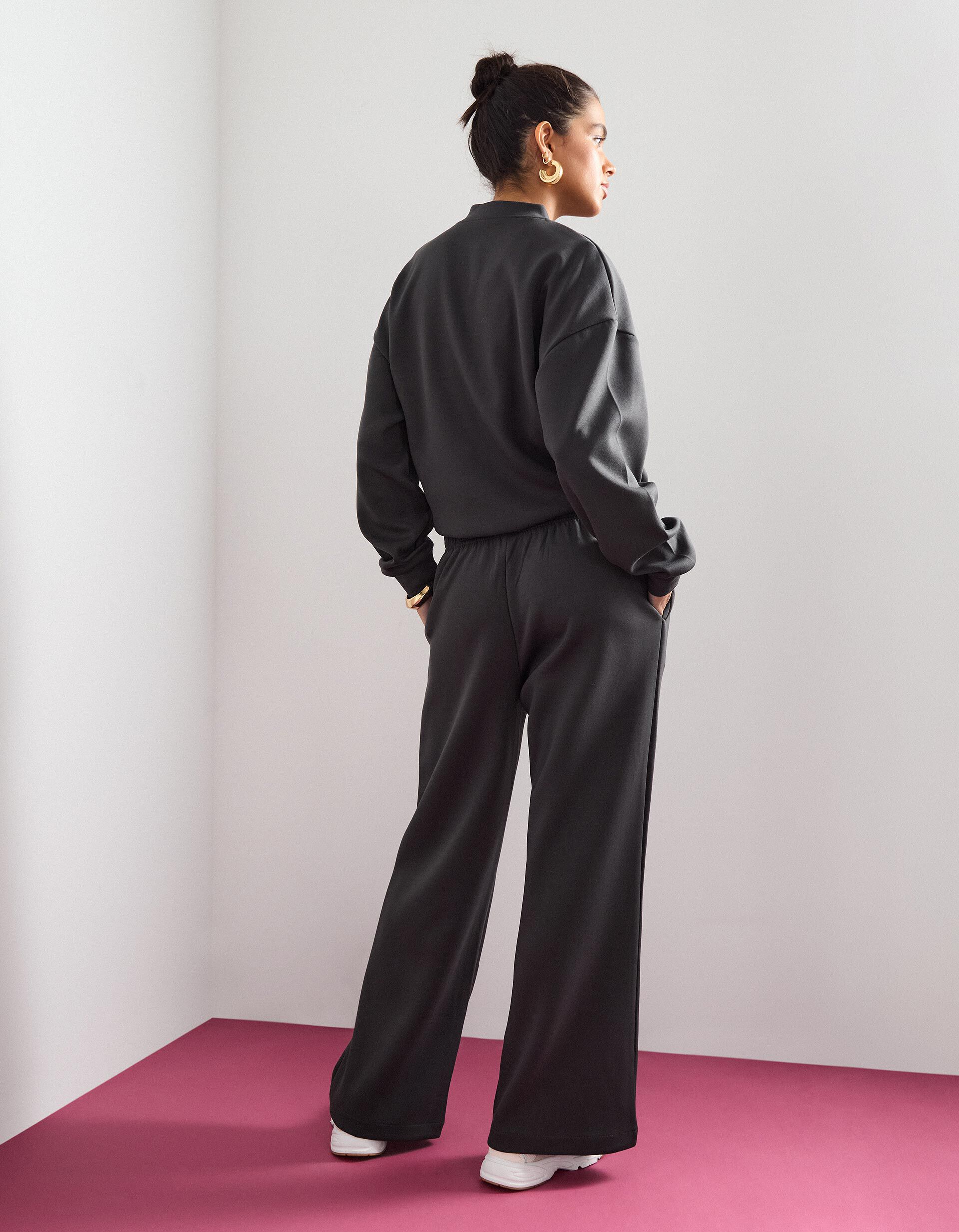 Comprar Online Cal&ccedil;as 'Loose Fit', Mulher, Cinzento Escuro