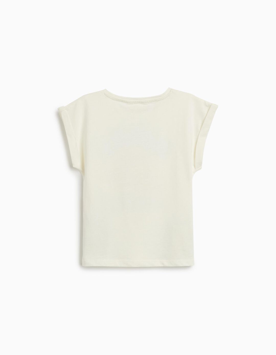 T-shirt Print, Menina, Cru