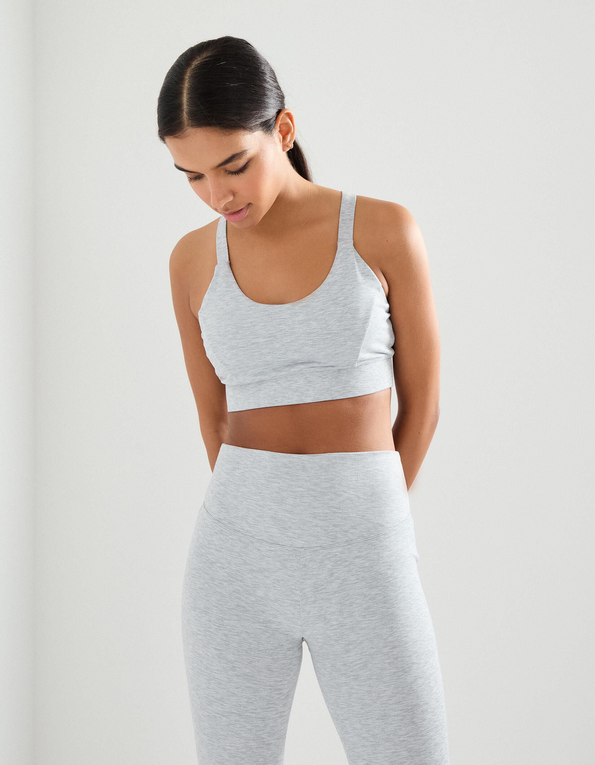 Comprar Online Top de Desporto, Mulher, Cinzento