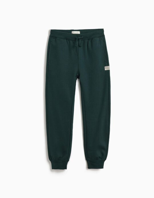 Comprar Online Calças Jogging, Menino, Verde Escuro