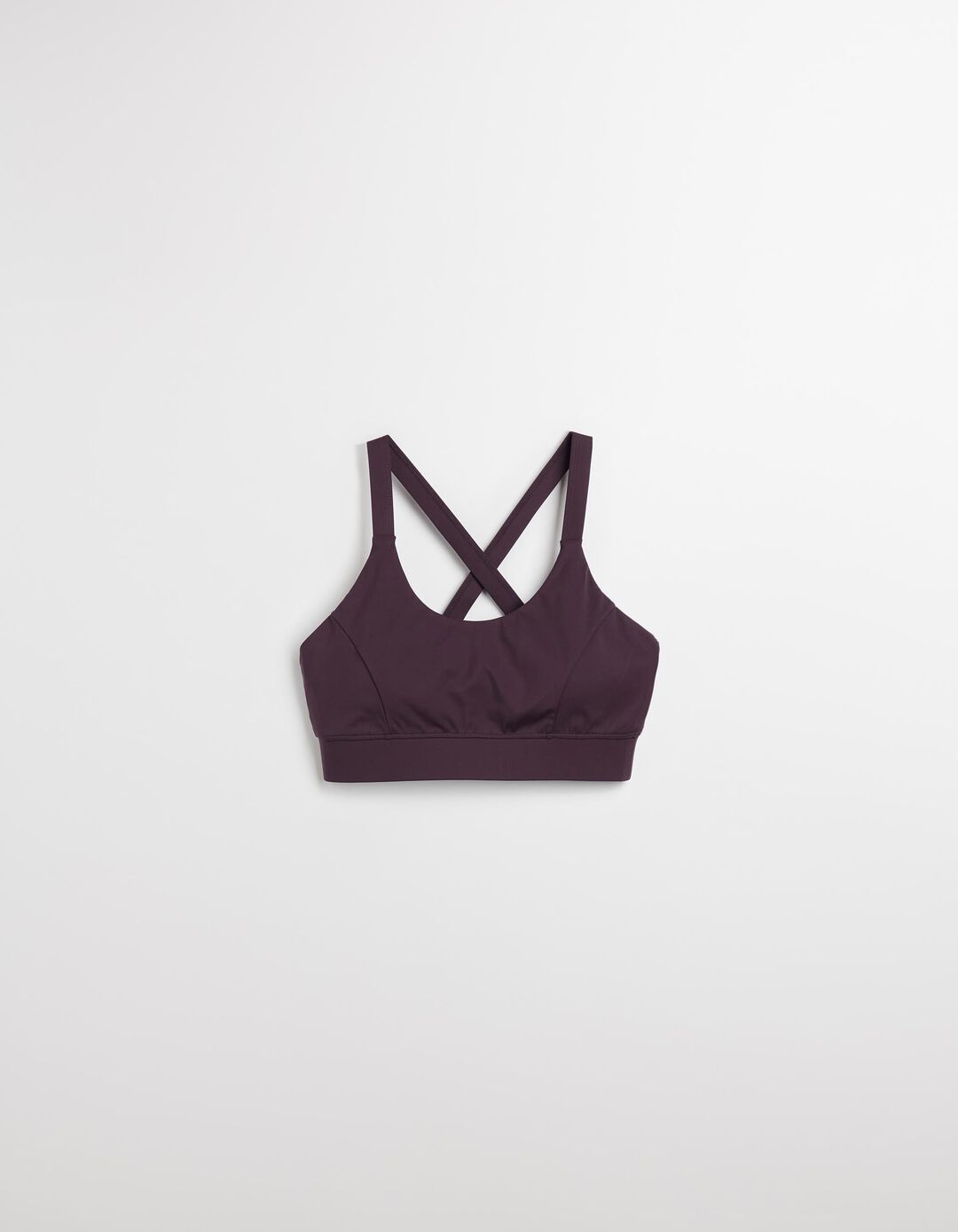 Top de Desporto, Mulher, Roxo Escuro 