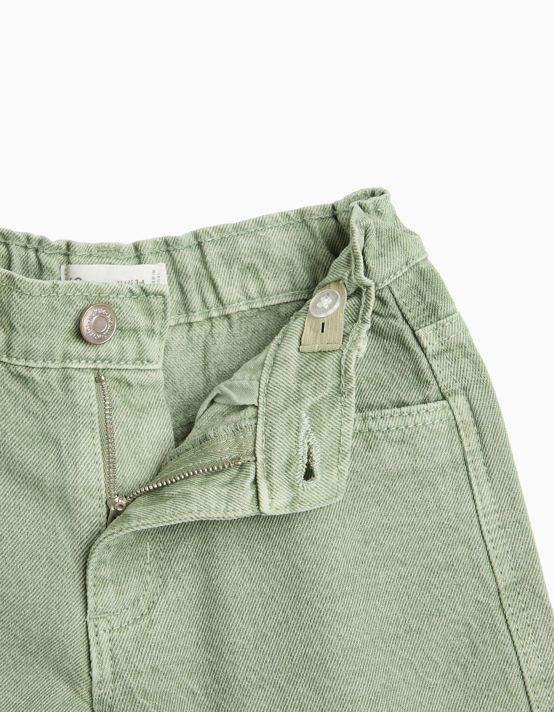 Comprar Online Cal&ccedil;as Baggy, Menino, Verde Claro