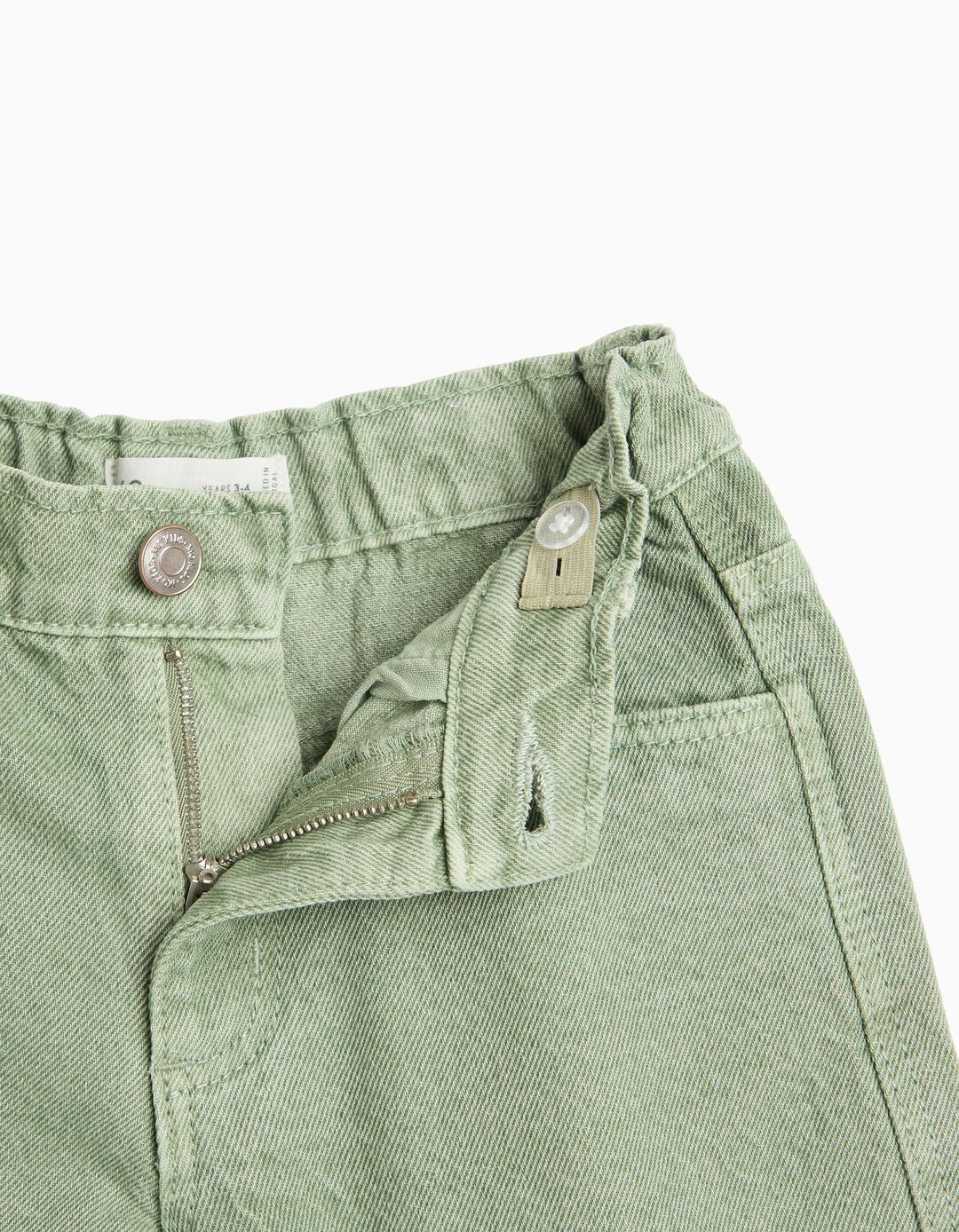 Cal&ccedil;as Baggy, Menino, Verde Claro