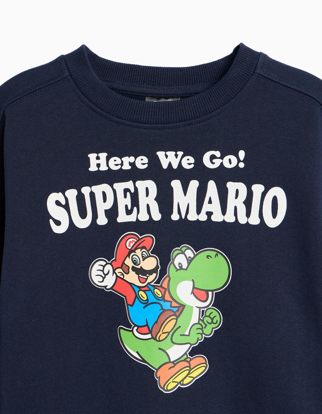 Sweatshirt 'Super Mario', Menino, Azul Escuro