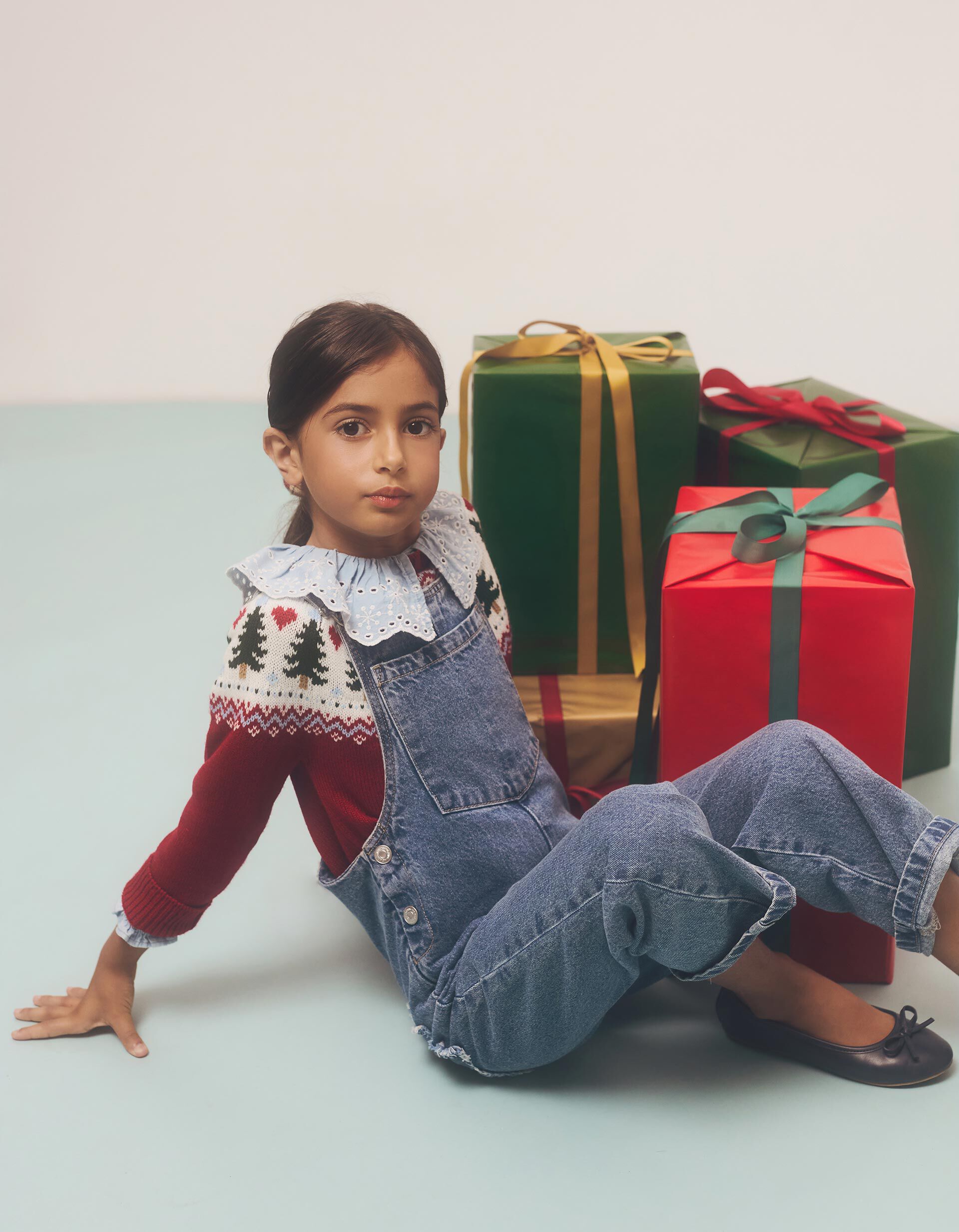 Comprar Online Camisola Malha Natal, Menina, Vermelho