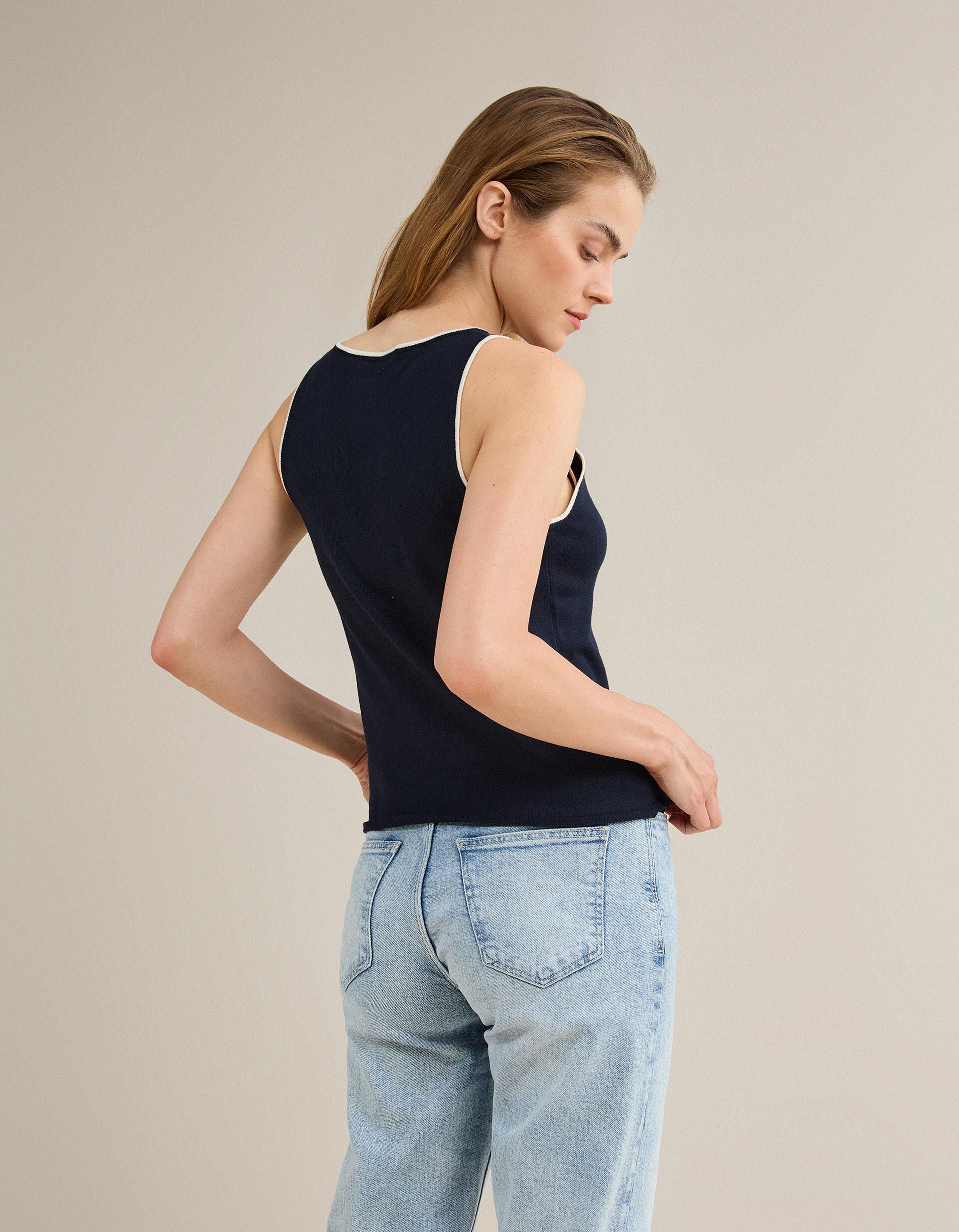 Comprar Online Tank Top, Mulher, Azul Escuro