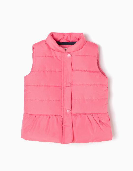 Padded Waistcoat, Pink