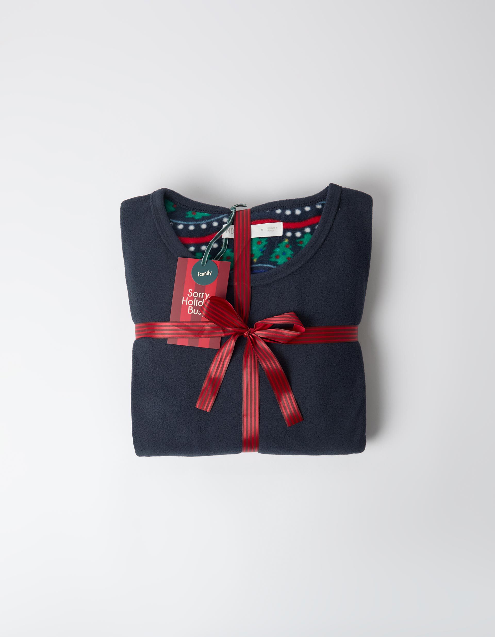 Comprar Online Pijama Polar De Natal, Mulher, Azul Escuro