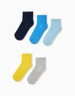 5 Pairs of Socks, Boys, Multicolour