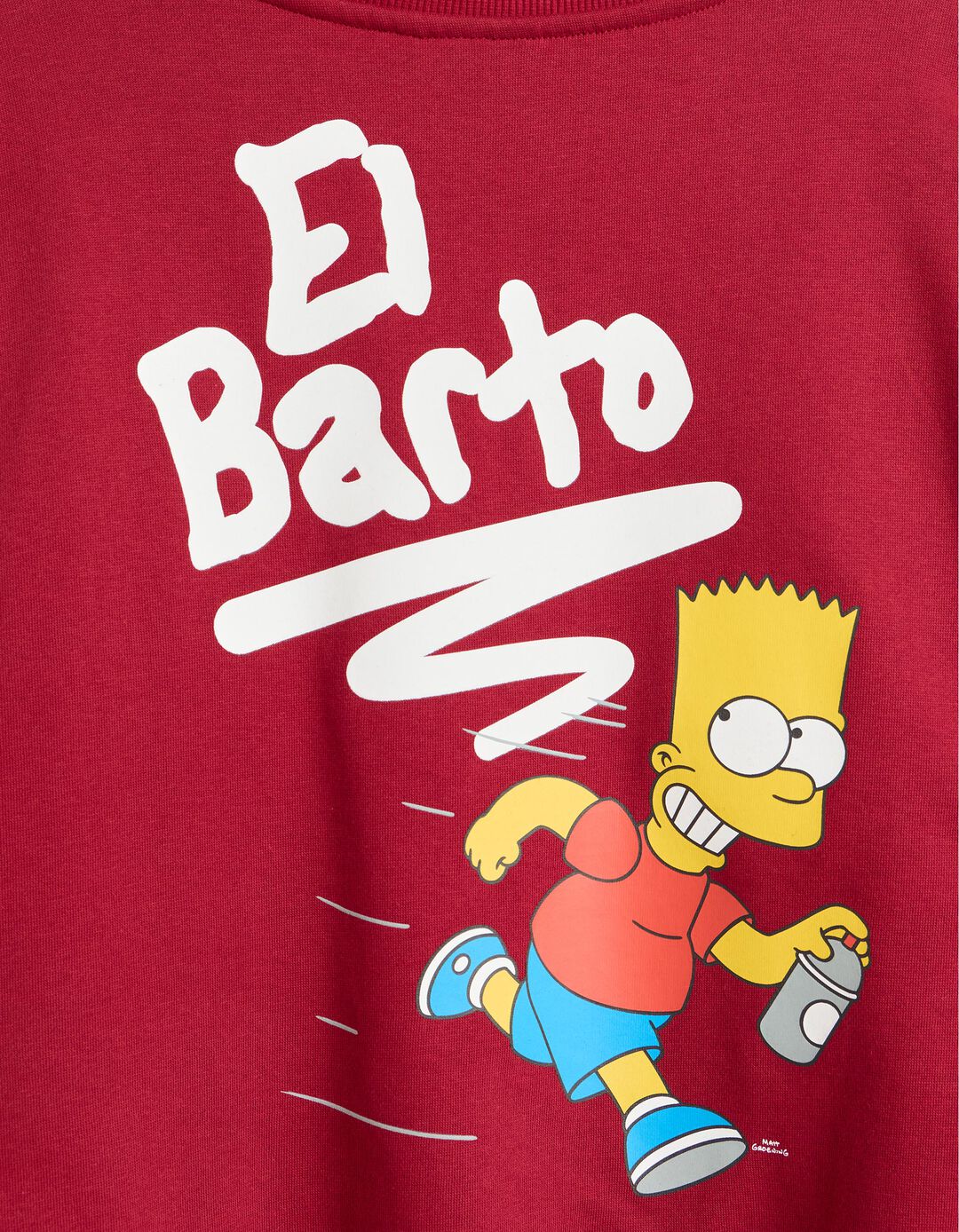Sweatshirt Cardada 'Bart' Simpsons, Menino, Vermelho