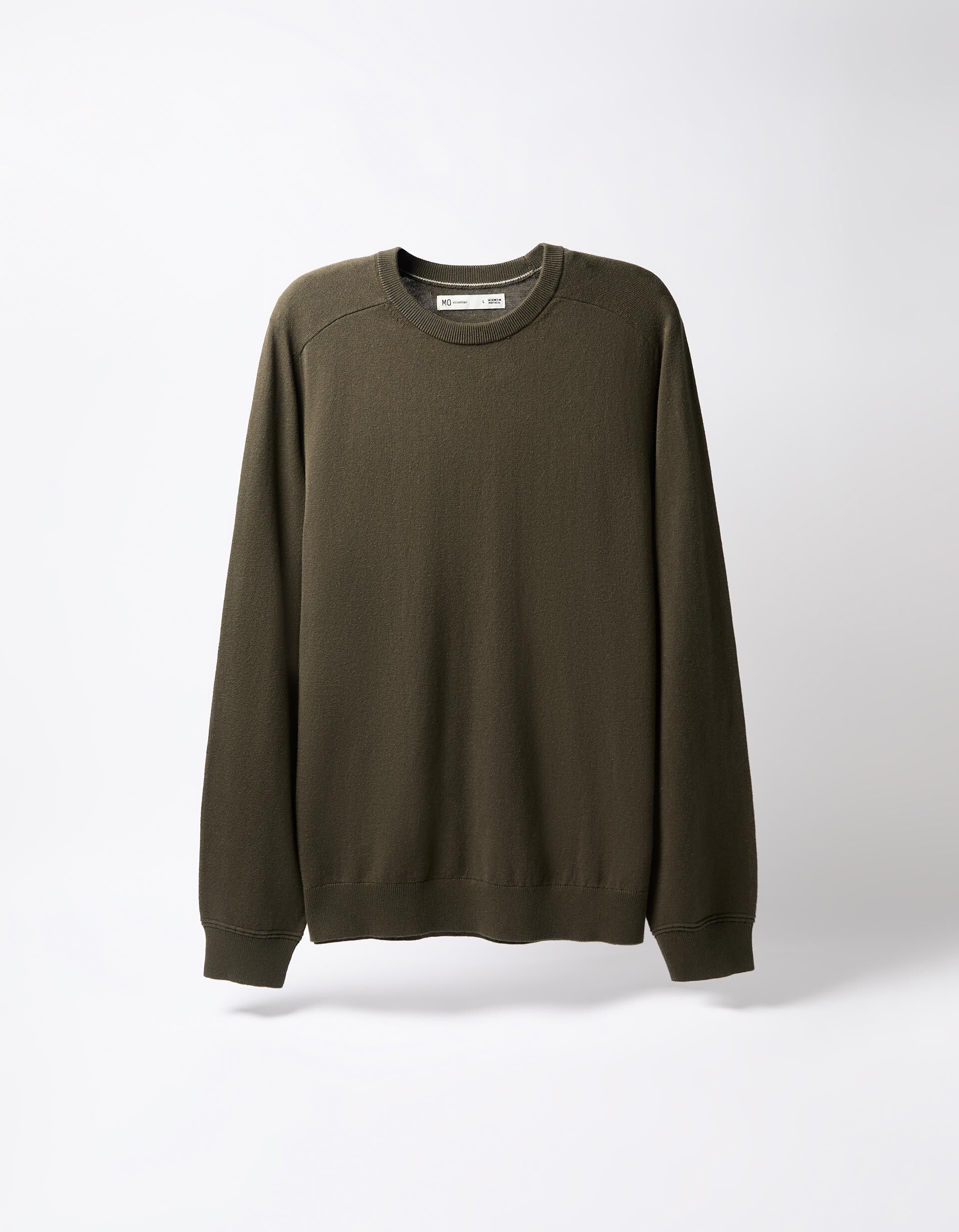 Comprar Online Camisola com Caxemira, Homem, Verde Escuro