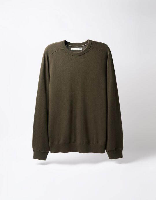 Comprar Online Camisola com Caxemira, Homem, Verde Escuro