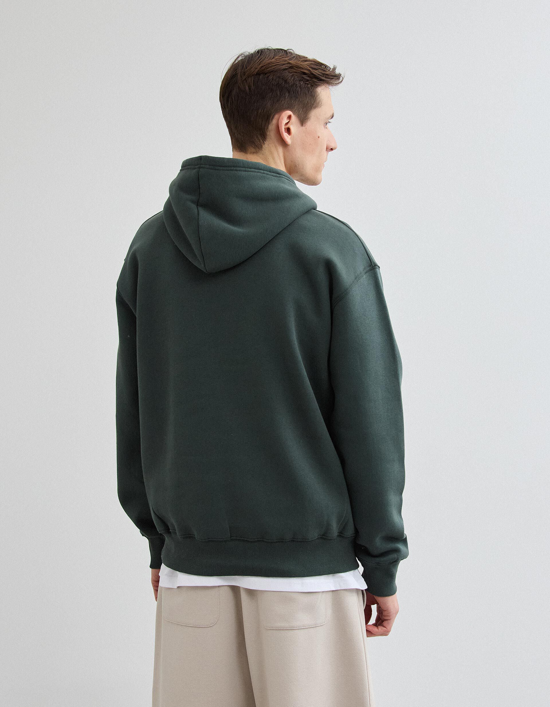 Comprar Online Sweatshirt Capuz, Homem, Verde Escuro