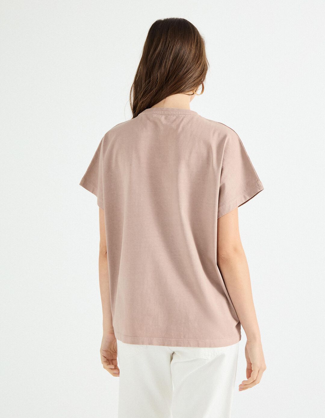T-shirt, Mulher, Rosa Claro