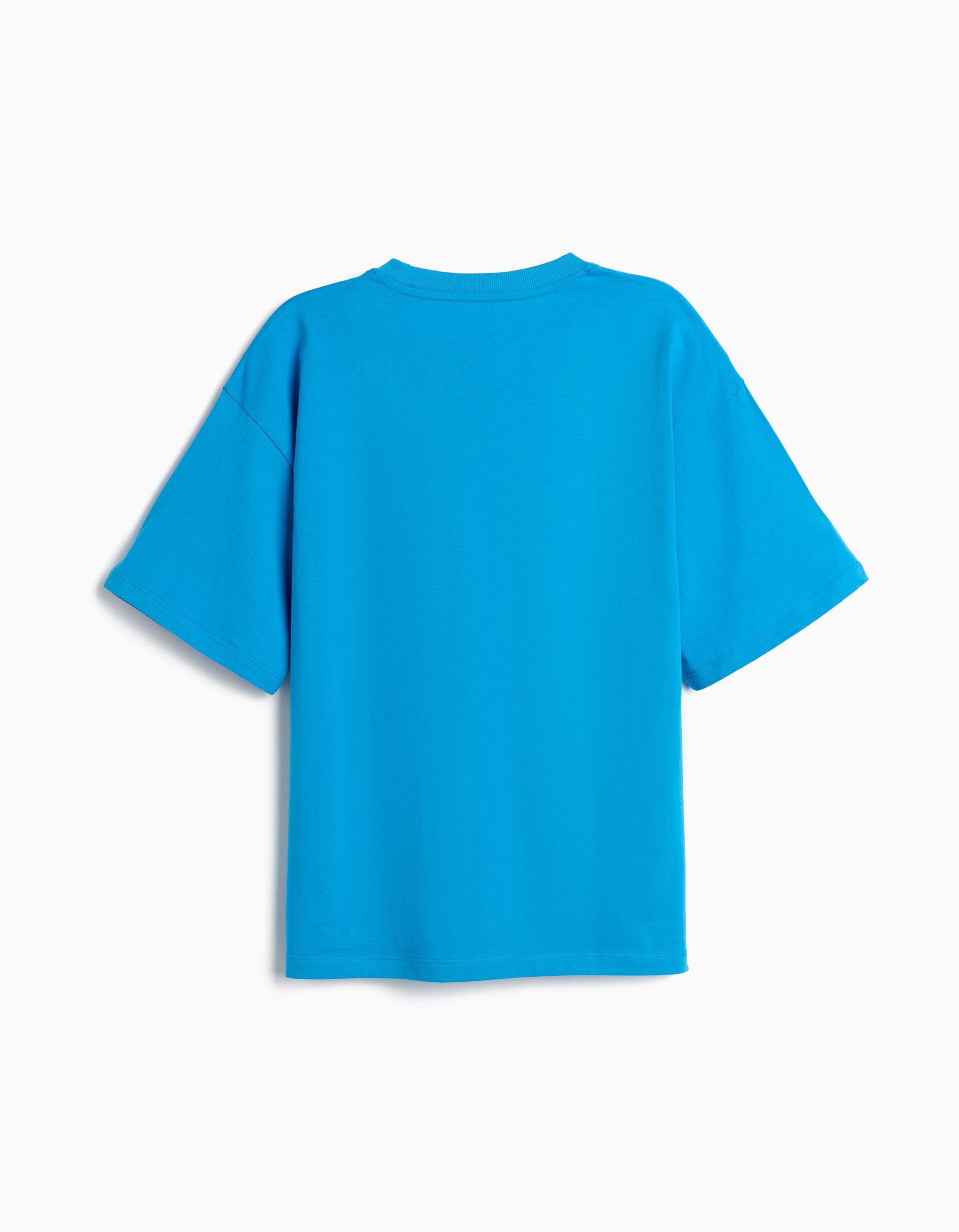 Comprar Online T-shirt Estampada 'Loose Fit', Menino, Azul