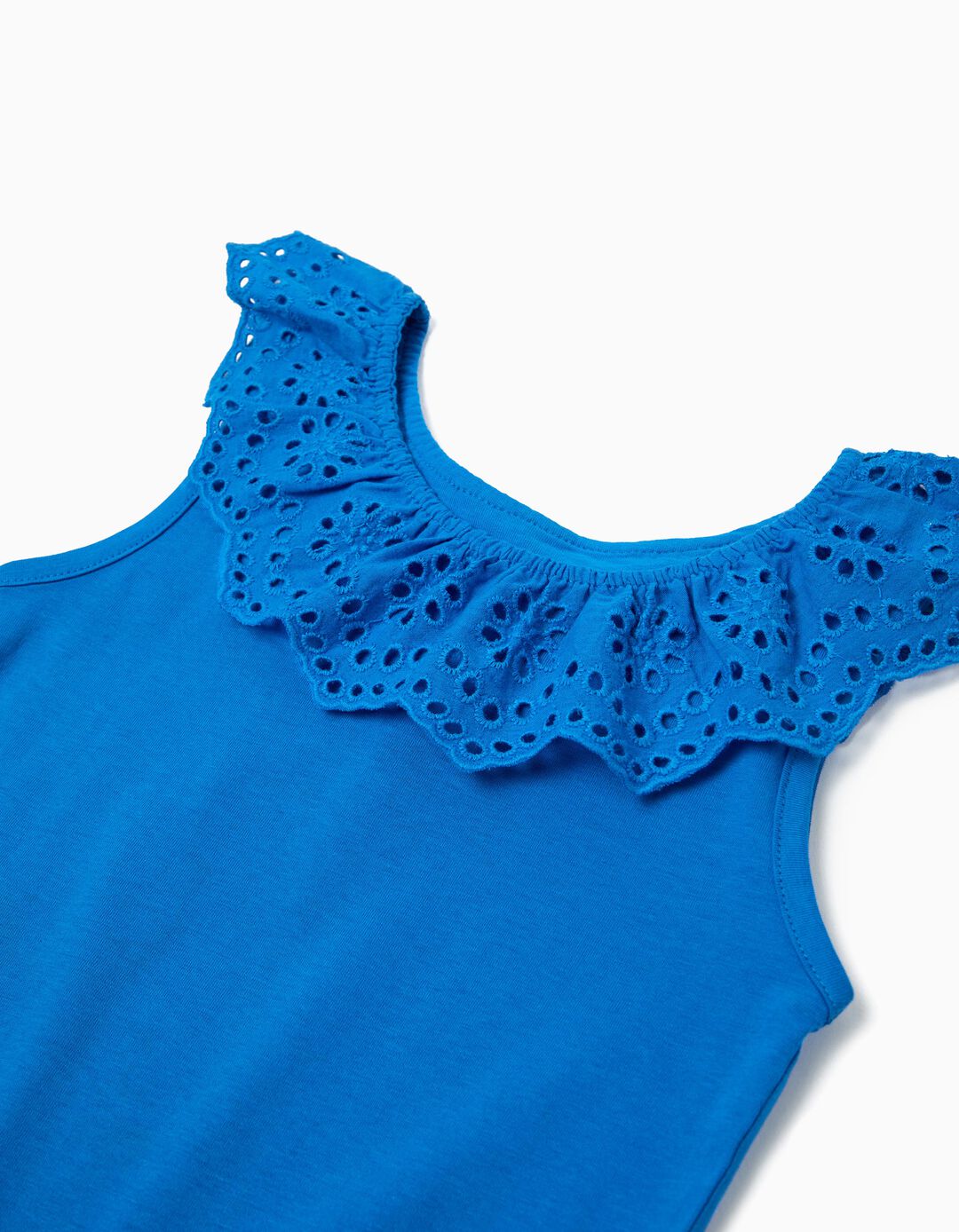 Top, Menina, Azul