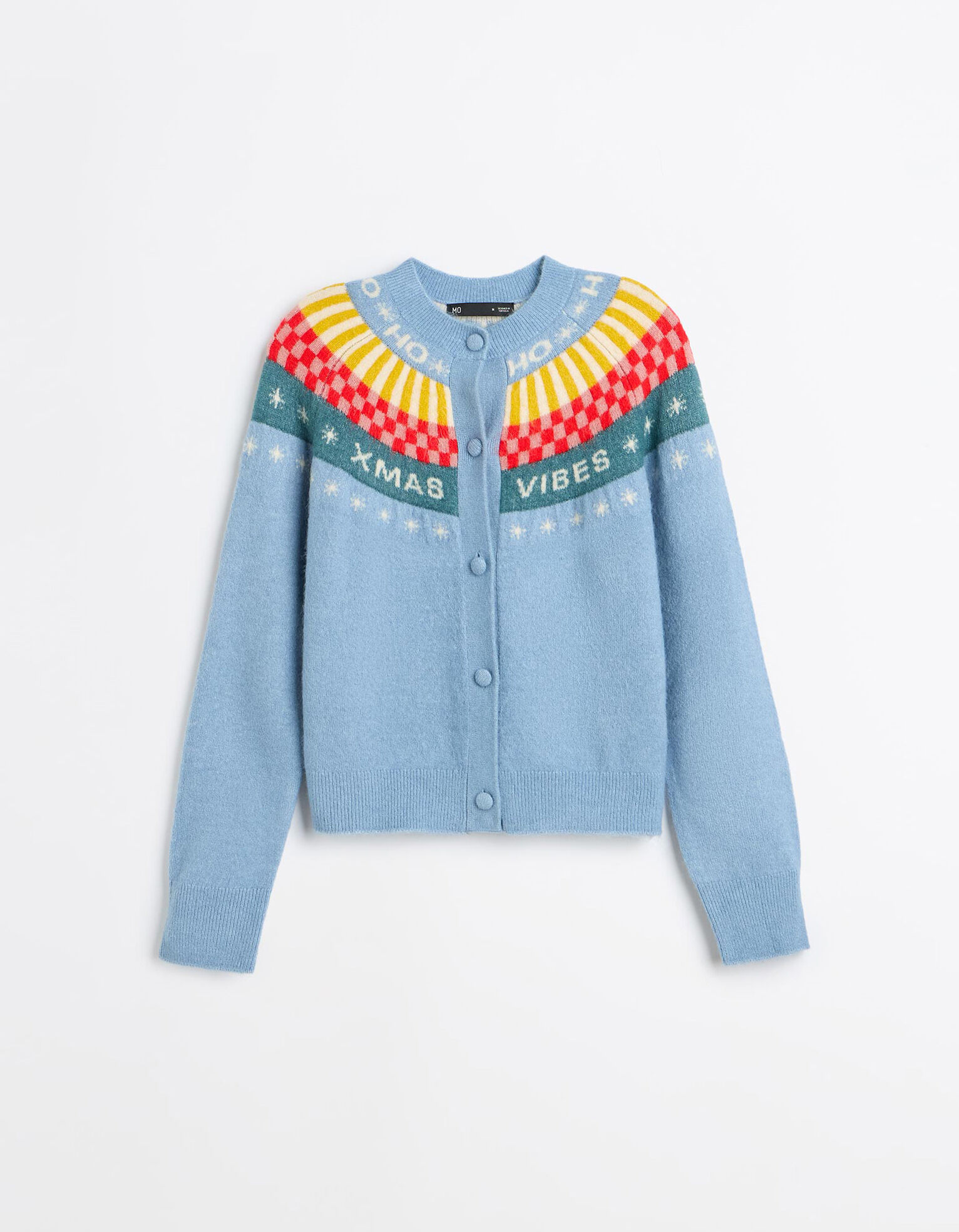Comprar Online Casaco De Malha De Natal, Mulher, Azul