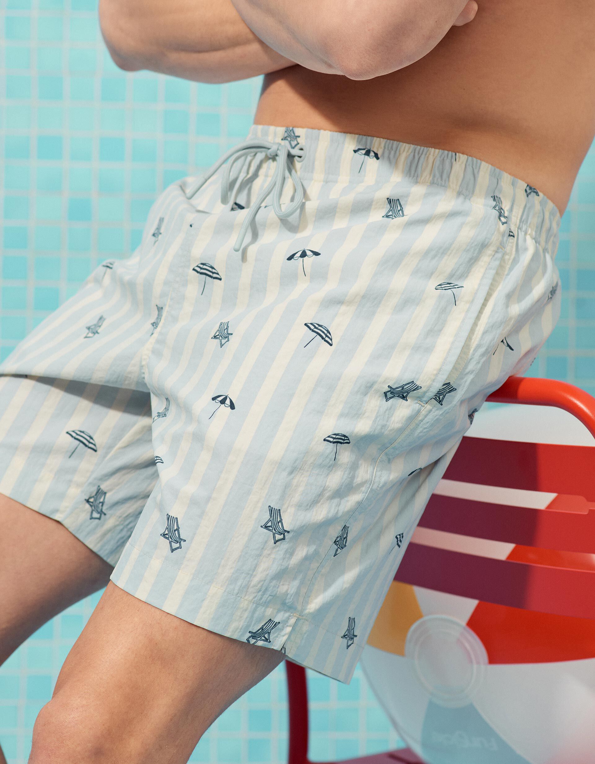 Comprar Online Cal&ccedil;&otilde;es de Banho, Homem, Azul Claro
