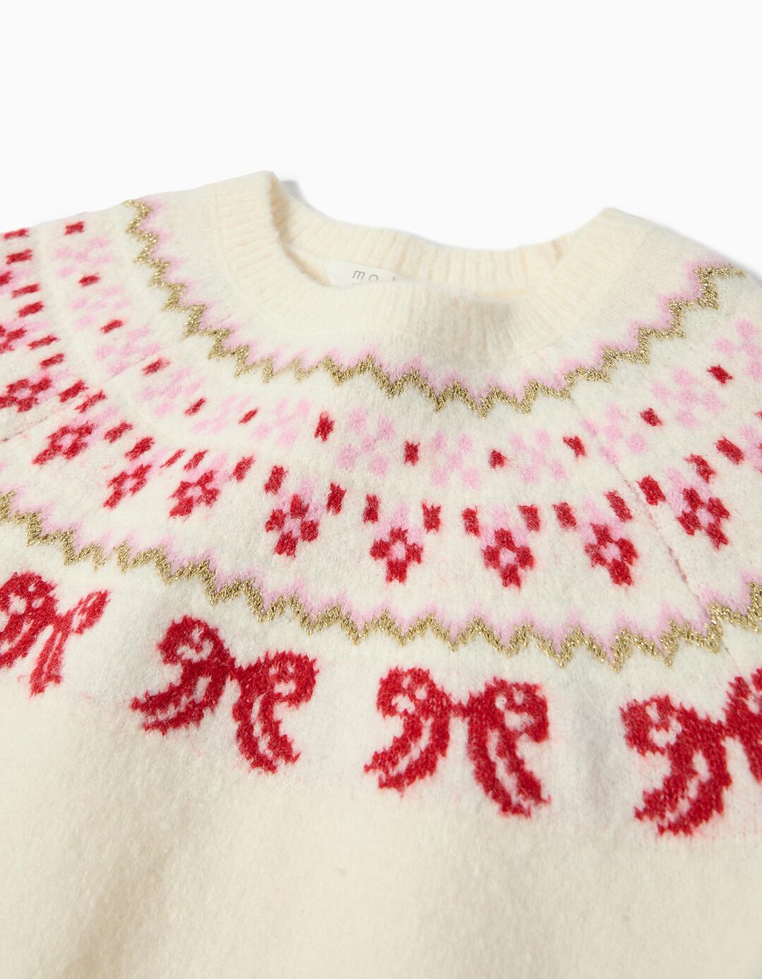 Camisola de Malha, Menina, Cru